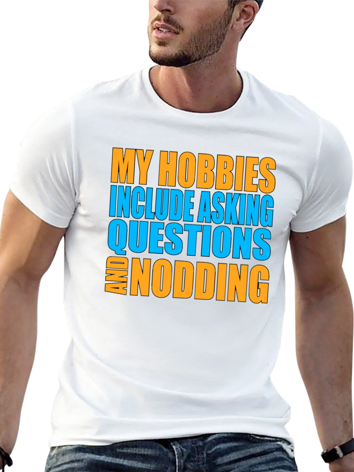 Black Humorous Hobbies Graphic T-Shirt view 13