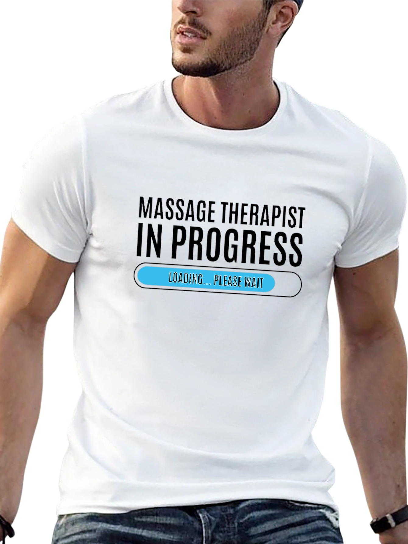 Black Massage Therapist In Progress T-Shirt view 13