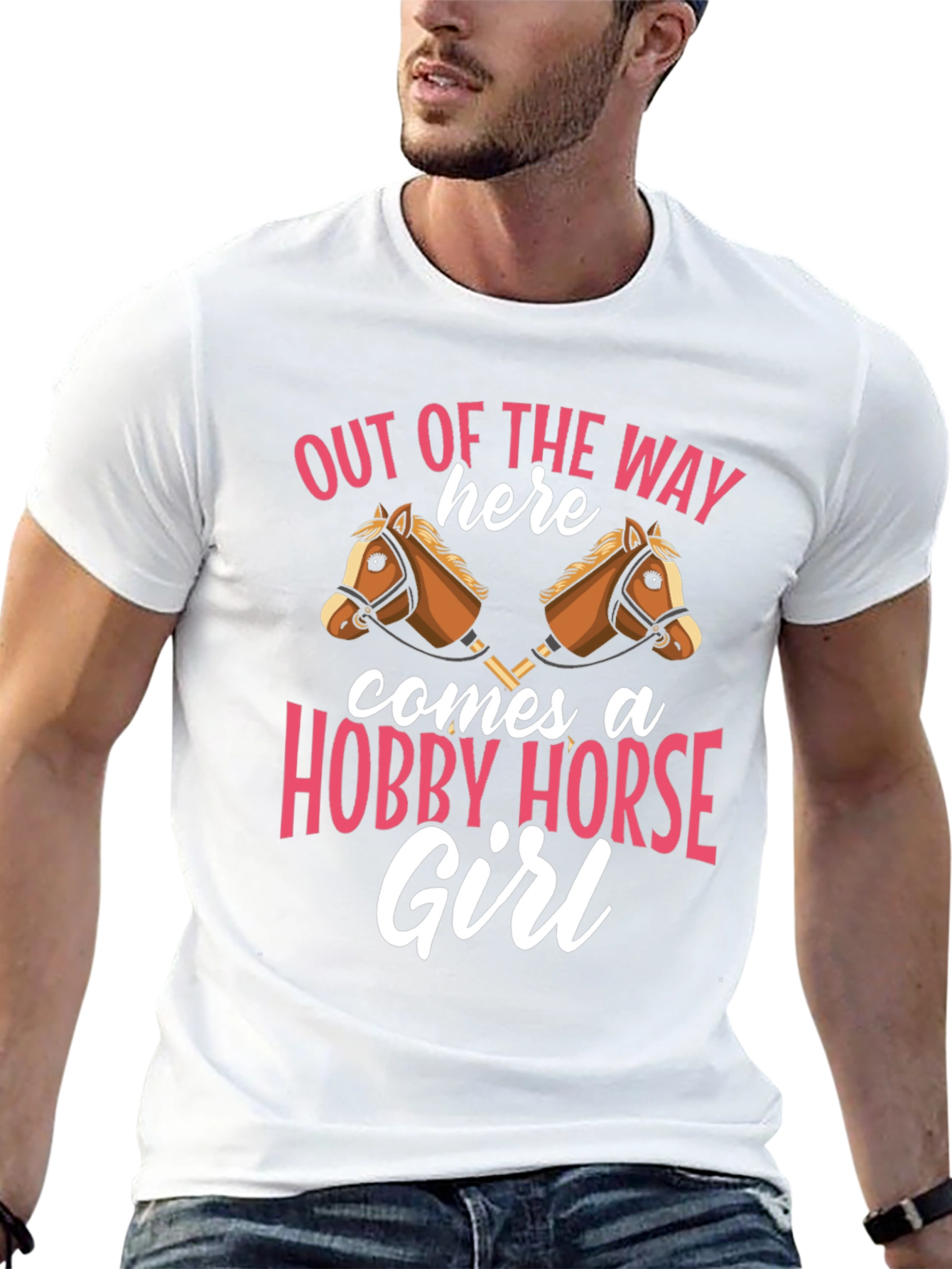 Black Hobby Horse Girl T-Shirt view 13