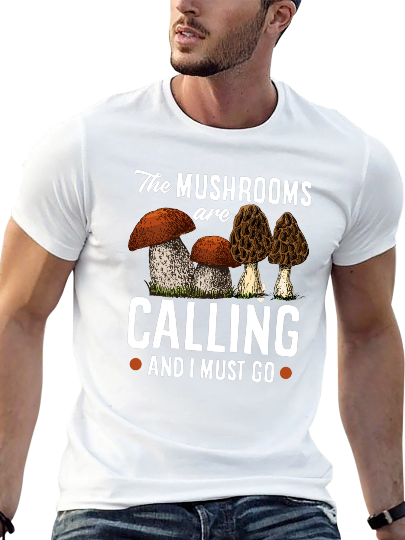 Black Mushroom Lover's Black Graphic Tee view 13