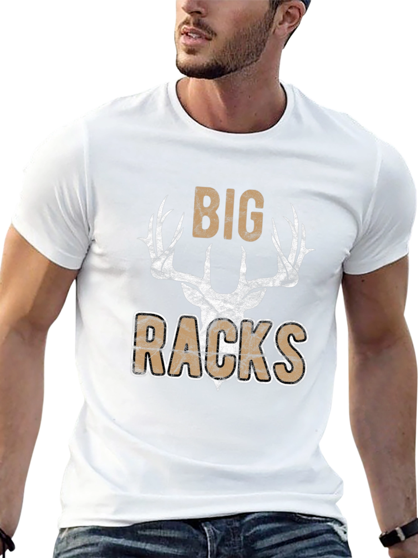 Big Racks Deer Hunting Graphic T-Shirt - 13