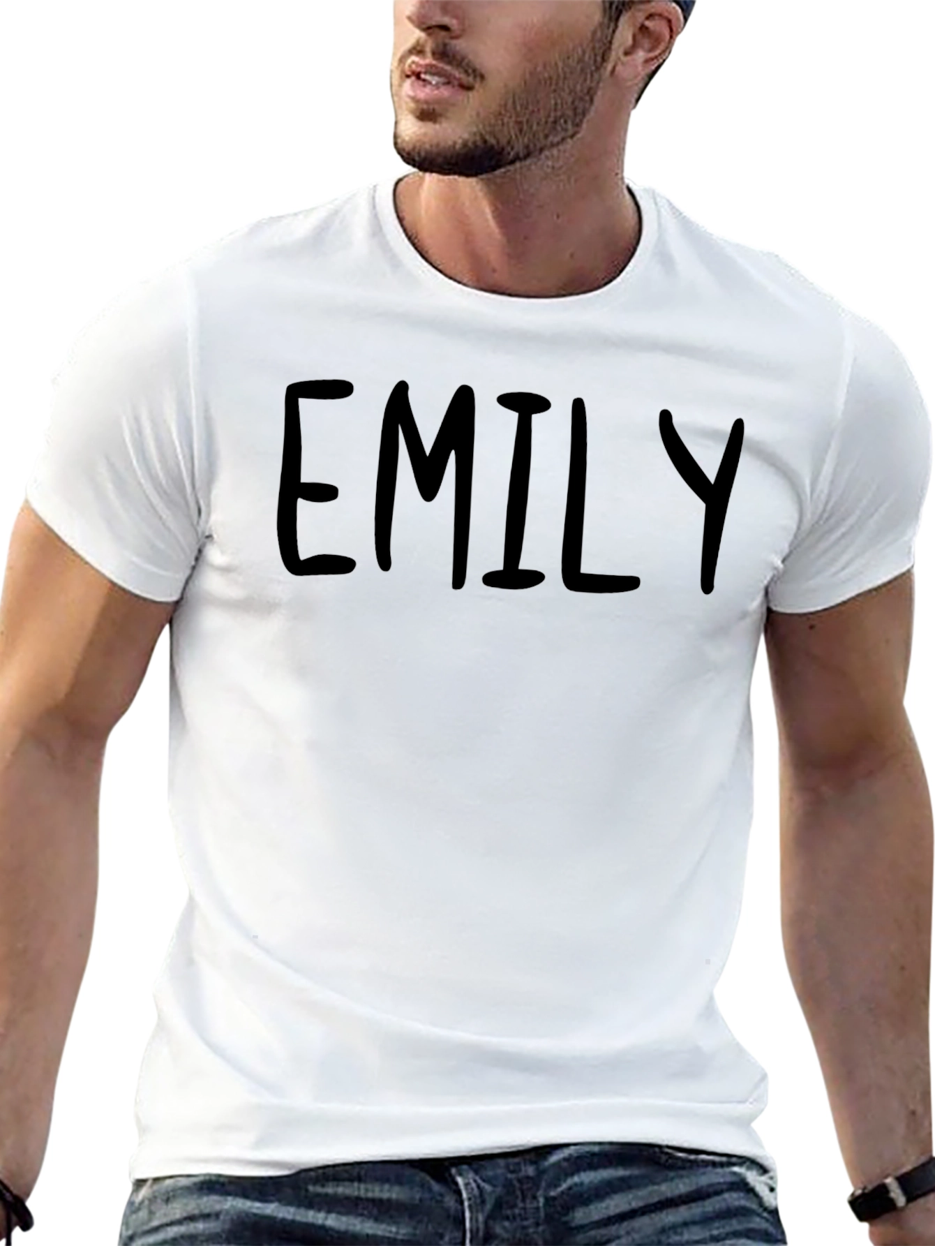 Black Emily Black Graphic Tee - Casual Comfort view 13