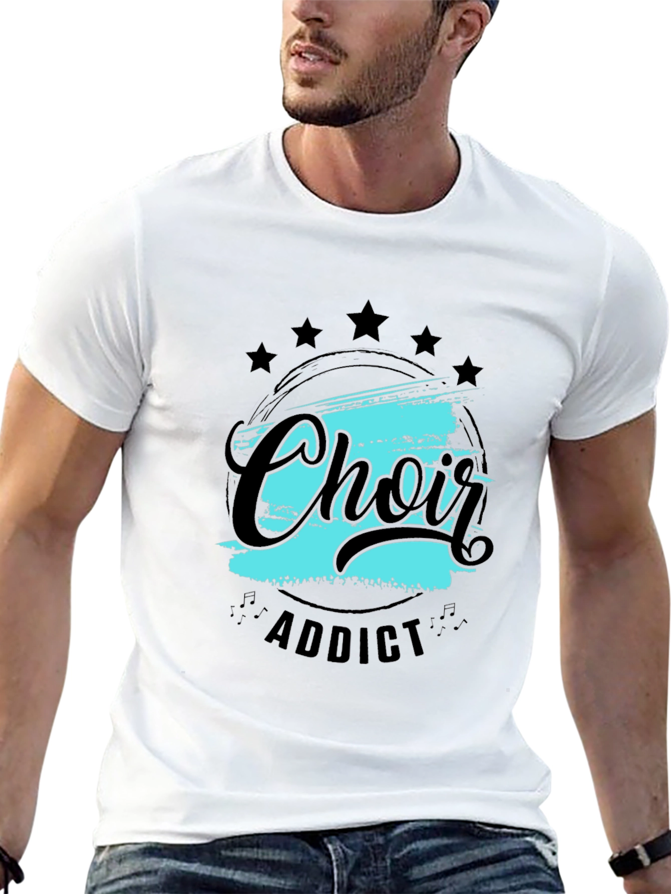 Black Choir Addict Black T-Shirt view 13