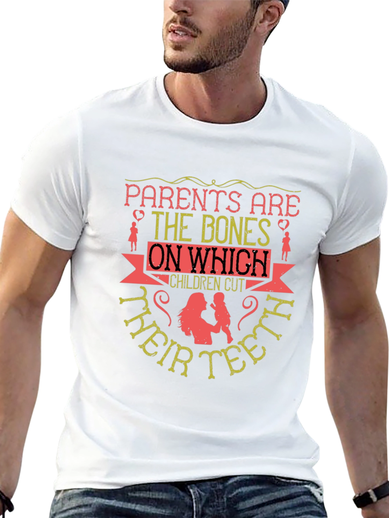 Parents Are The Bones T-Shirt - Black - 13