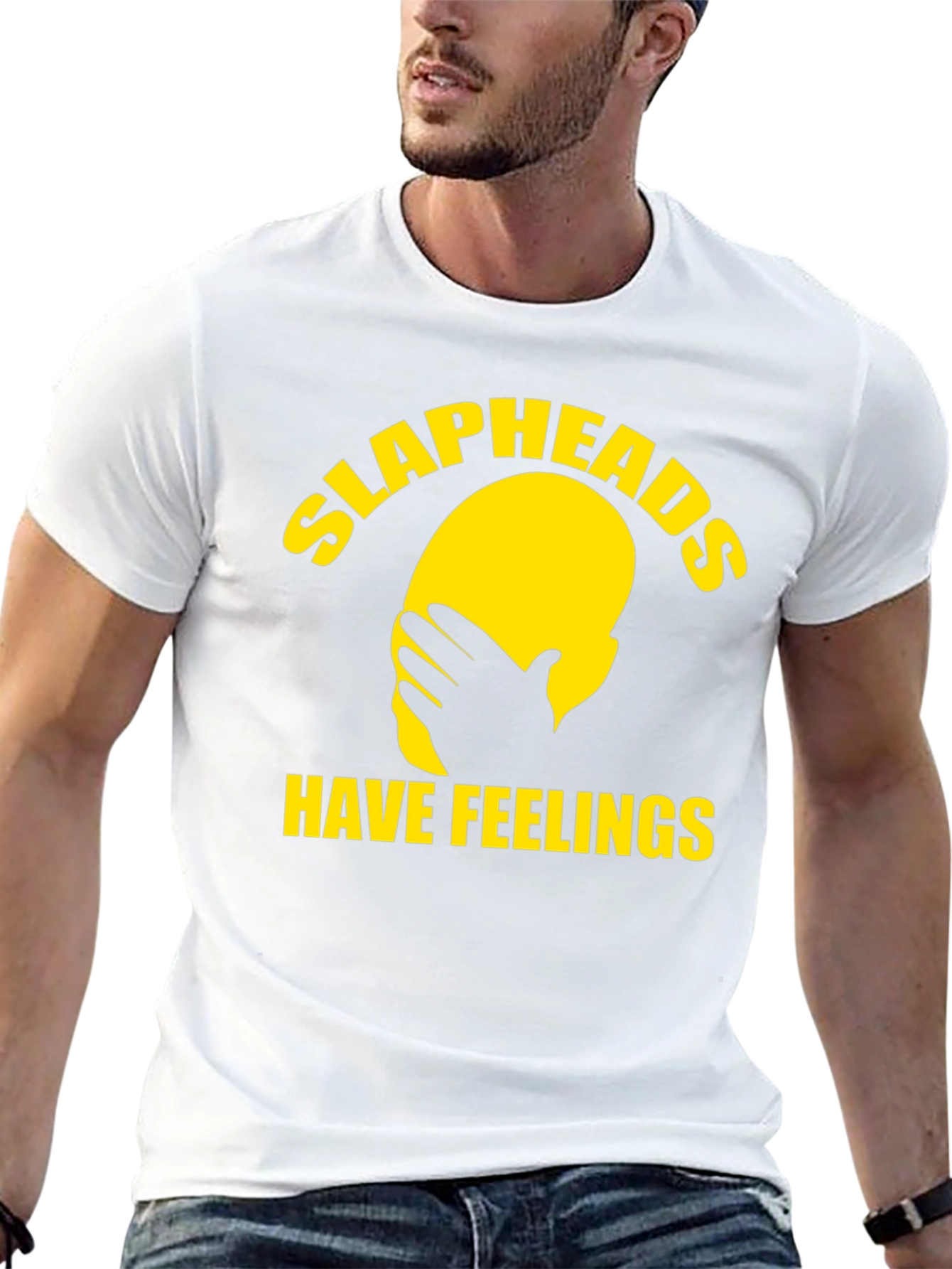 Black Slapheads Have Feelings Graphic Tee view 13