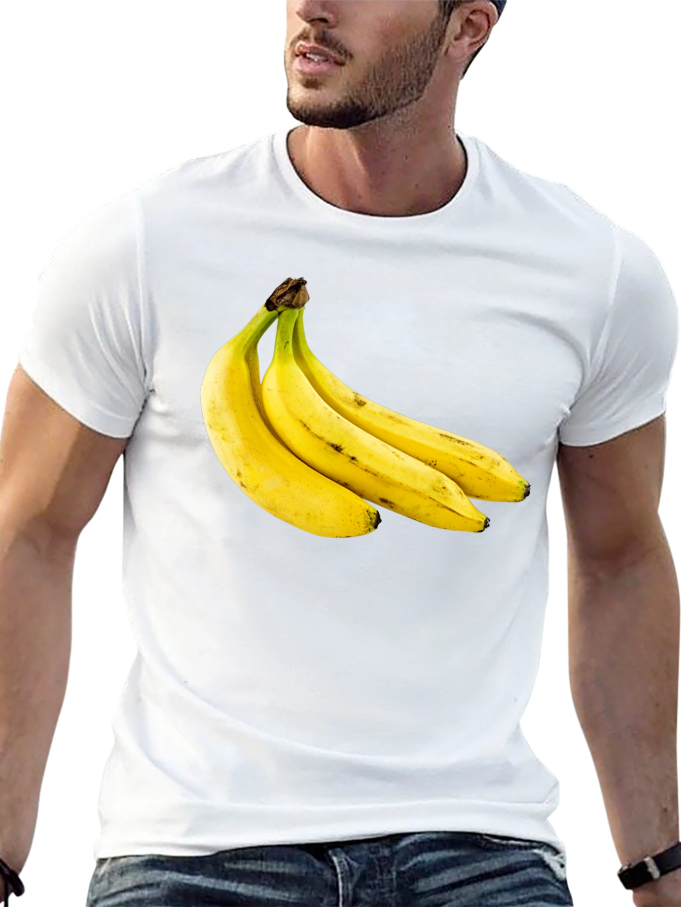 Black Banana Bunch Graphic Black T-Shirt view 13