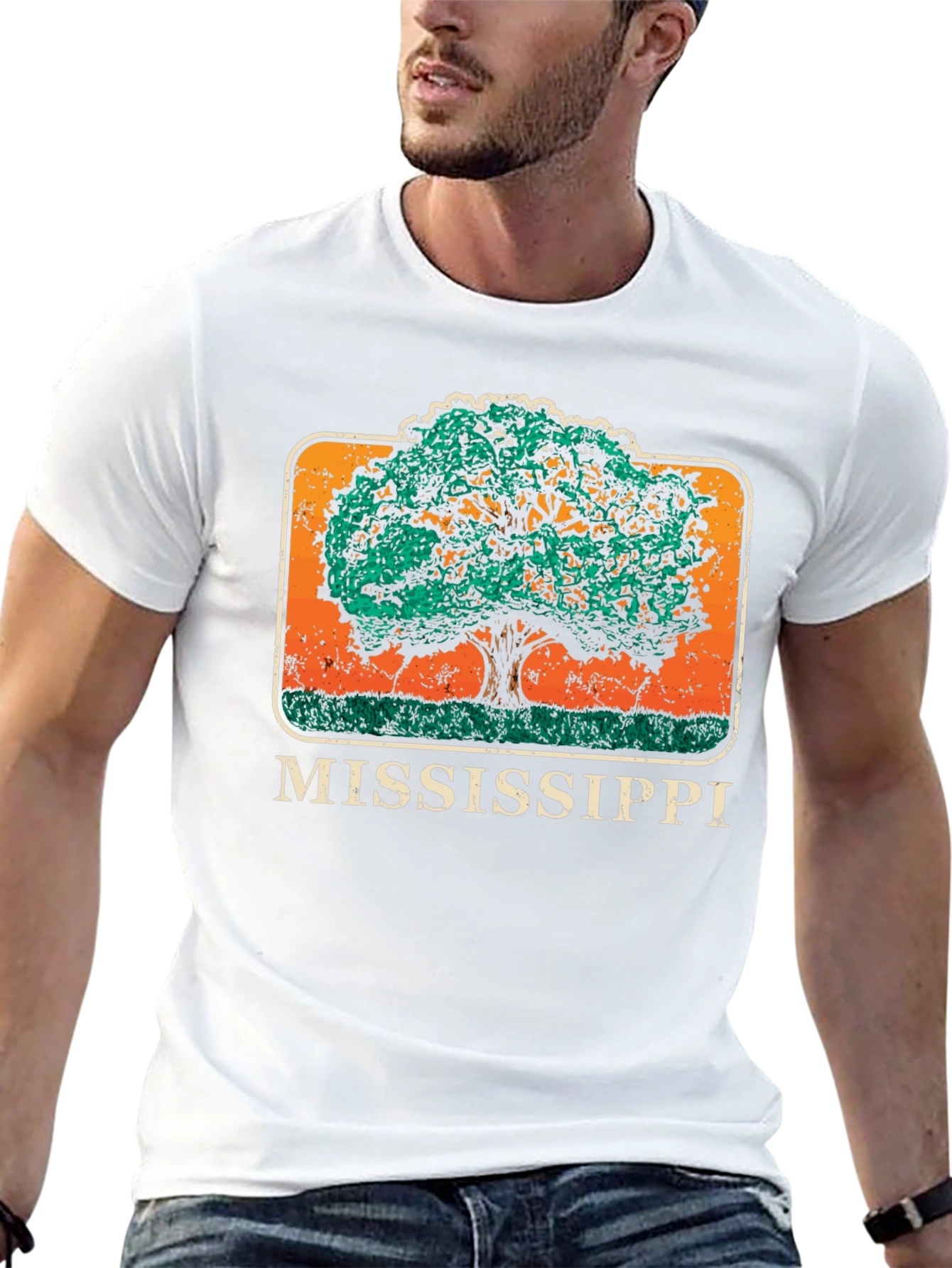 Mississippi Tree Graphic T-Shirt - 13