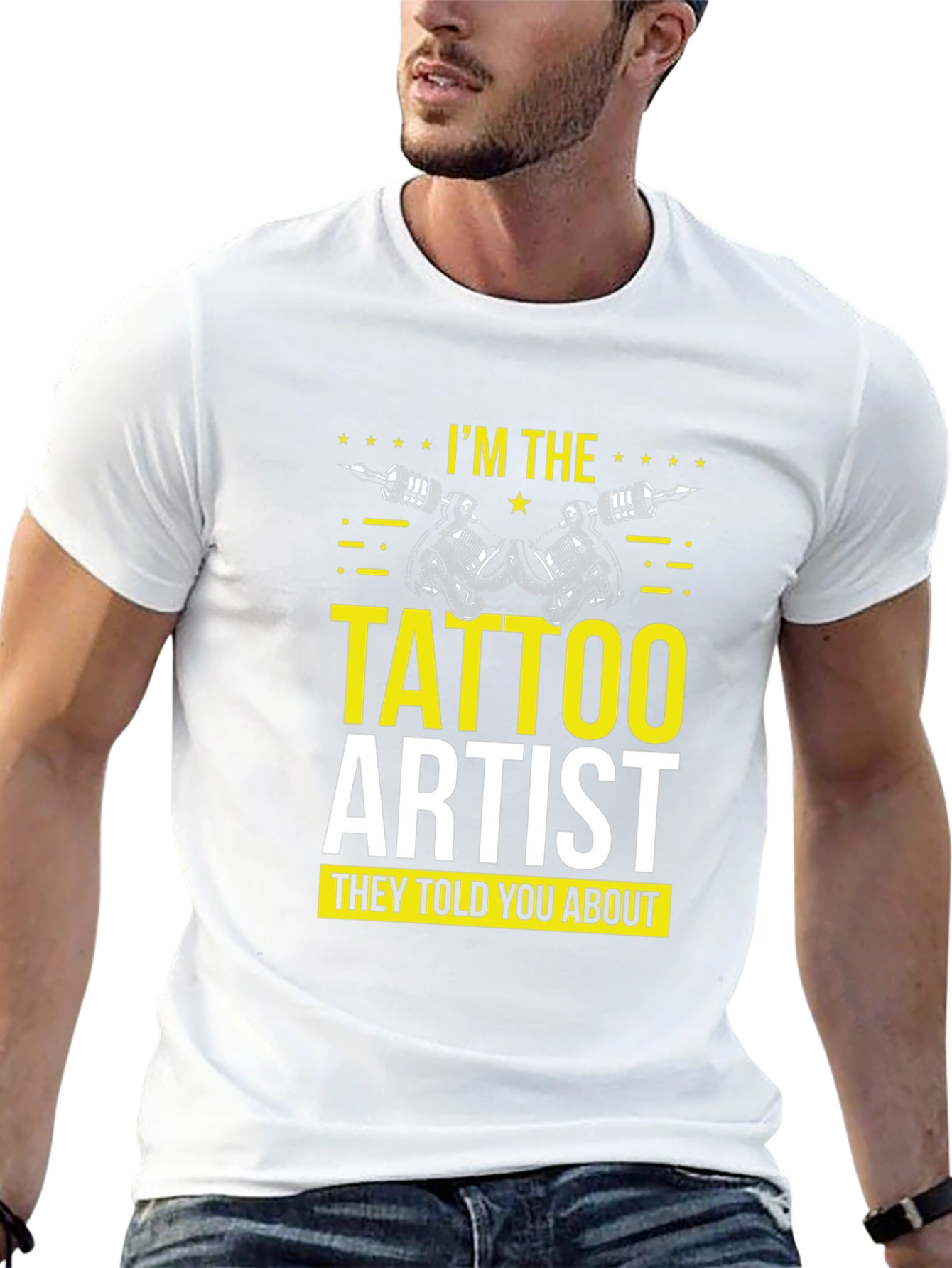 Black I'm The Tattoo Artist T-Shirt view 13