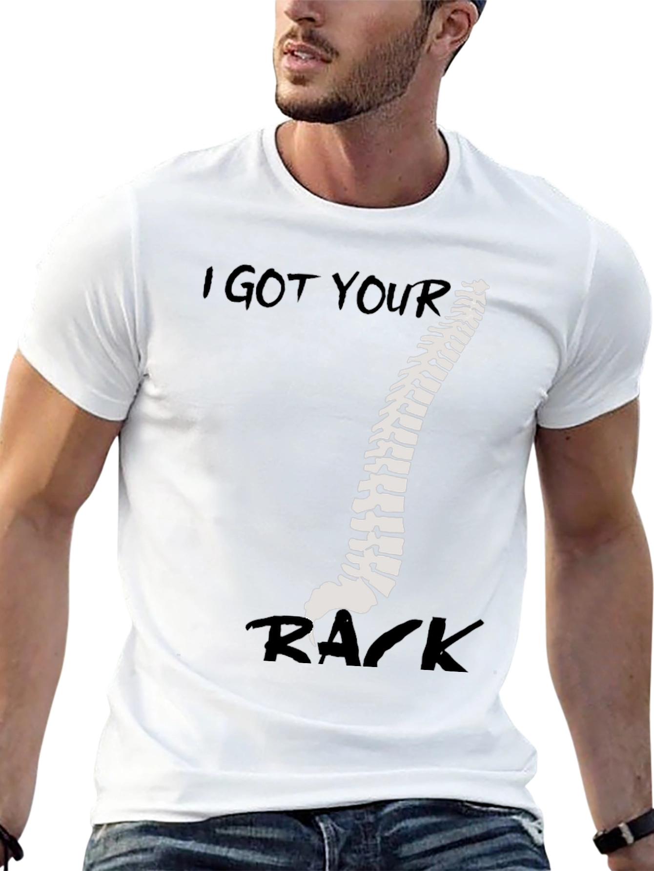 Black I Got Your Back T-Shirt view 13