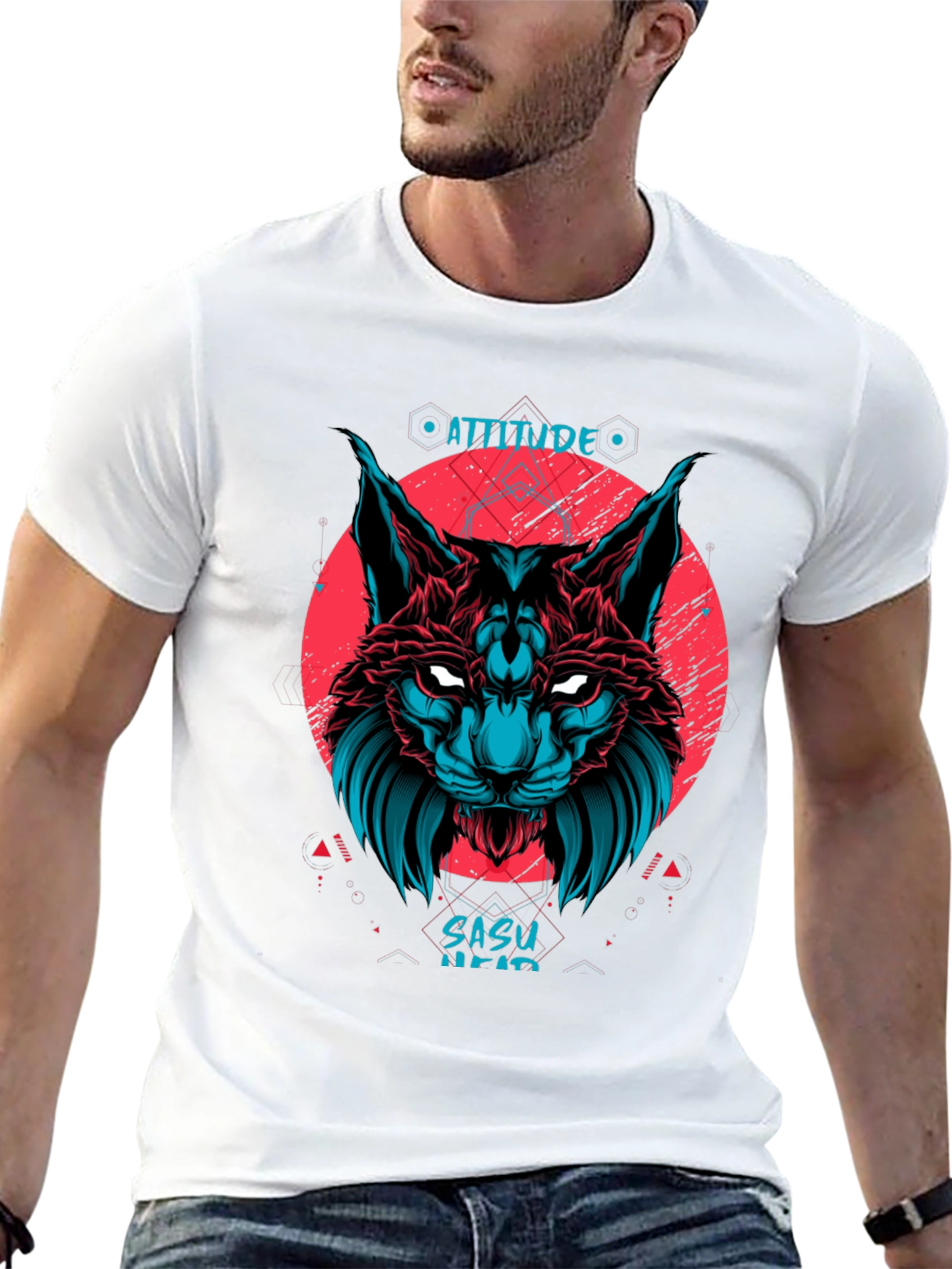 Attitude Sasu Head Graphic Tee - 13