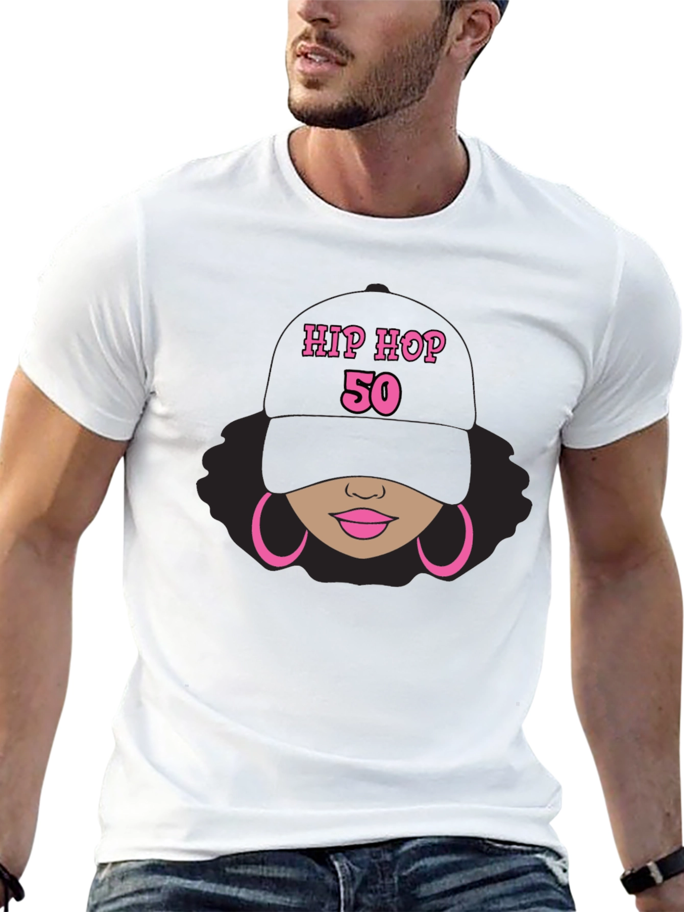 Hip Hop 50th Birthday Graphic T-Shirt - 13