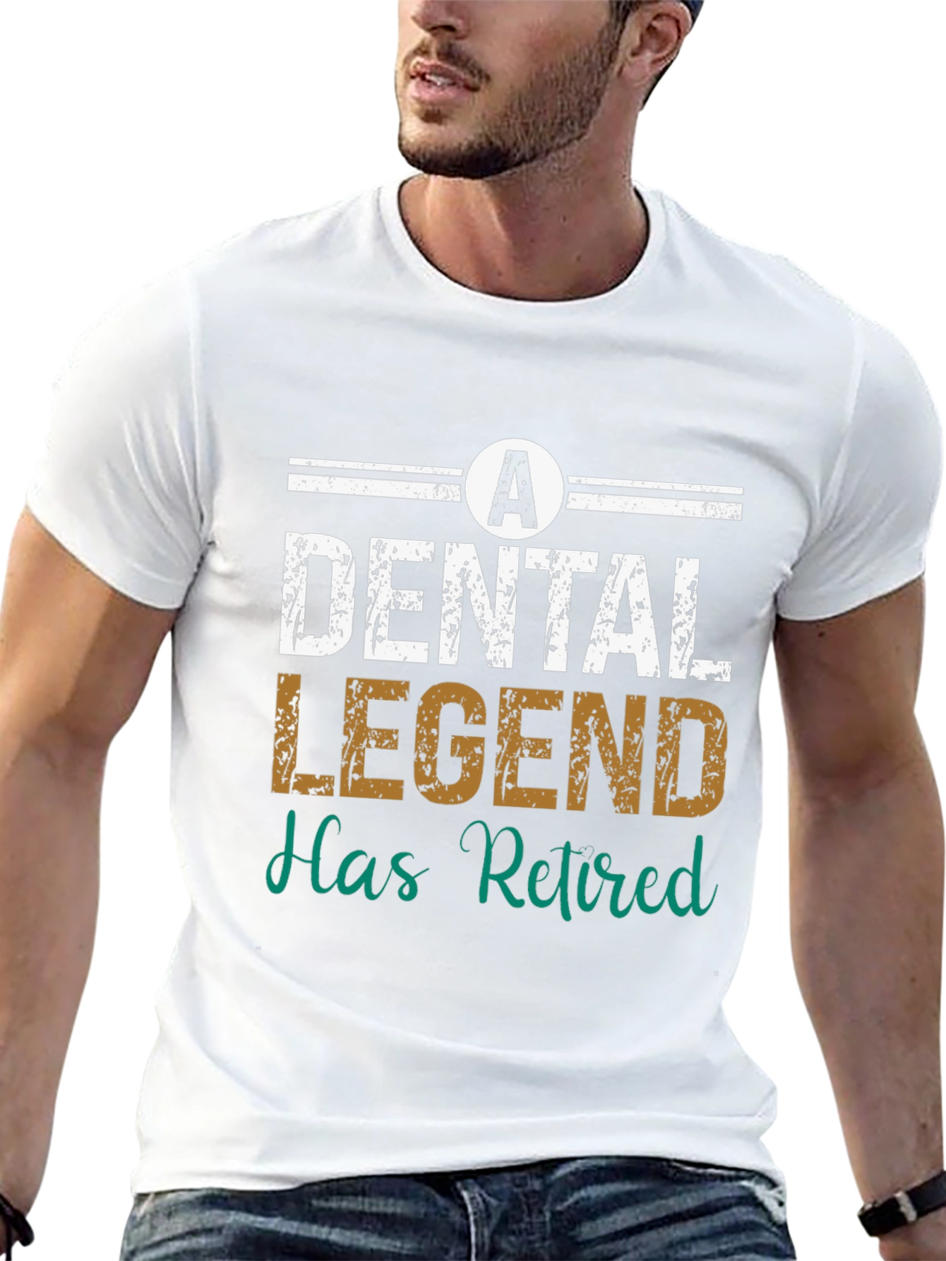 Black Dental Legend Retired T-Shirt view 13