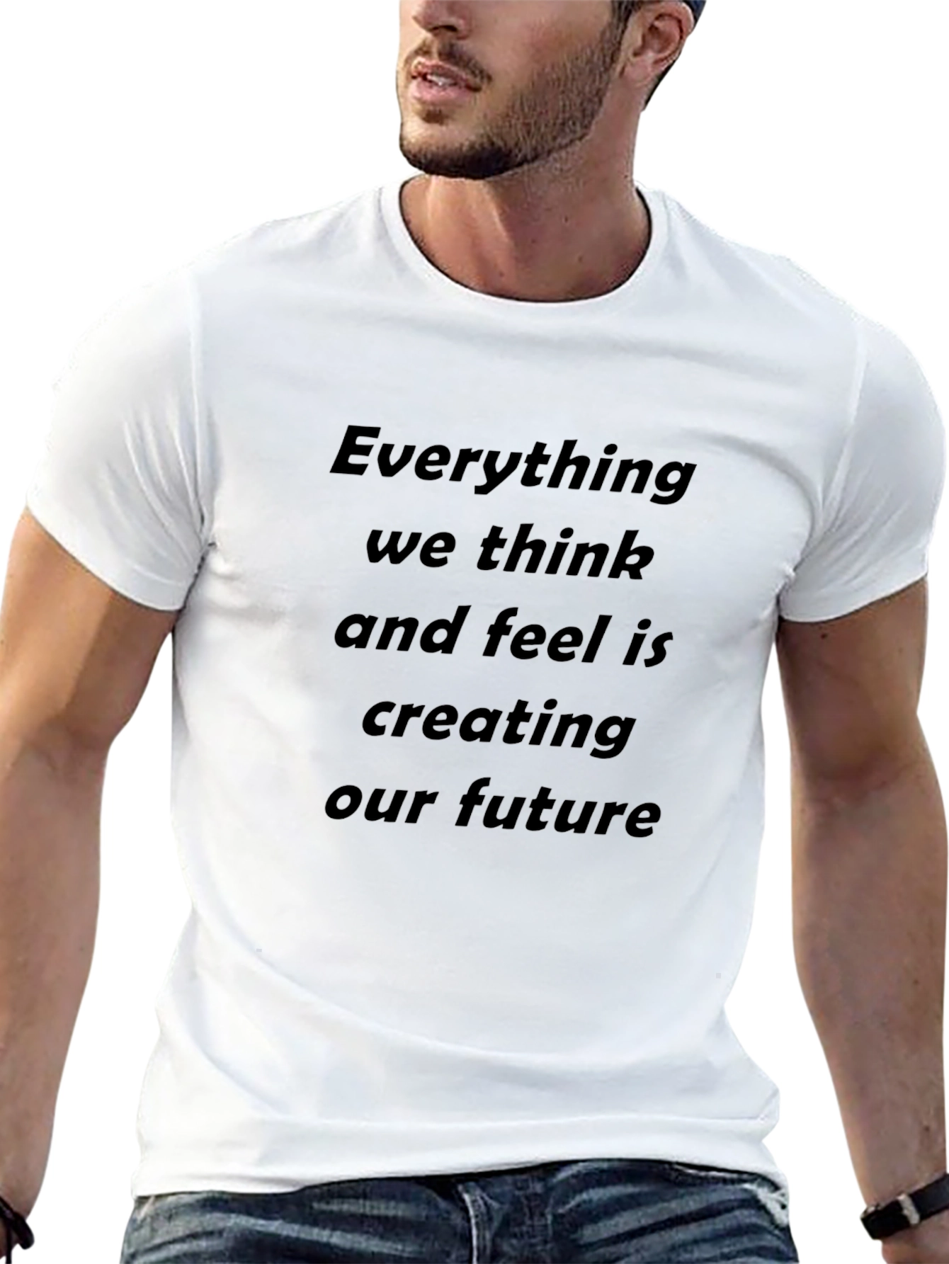Black Inspirational Quote T-Shirt - Future Creator Tee view 13