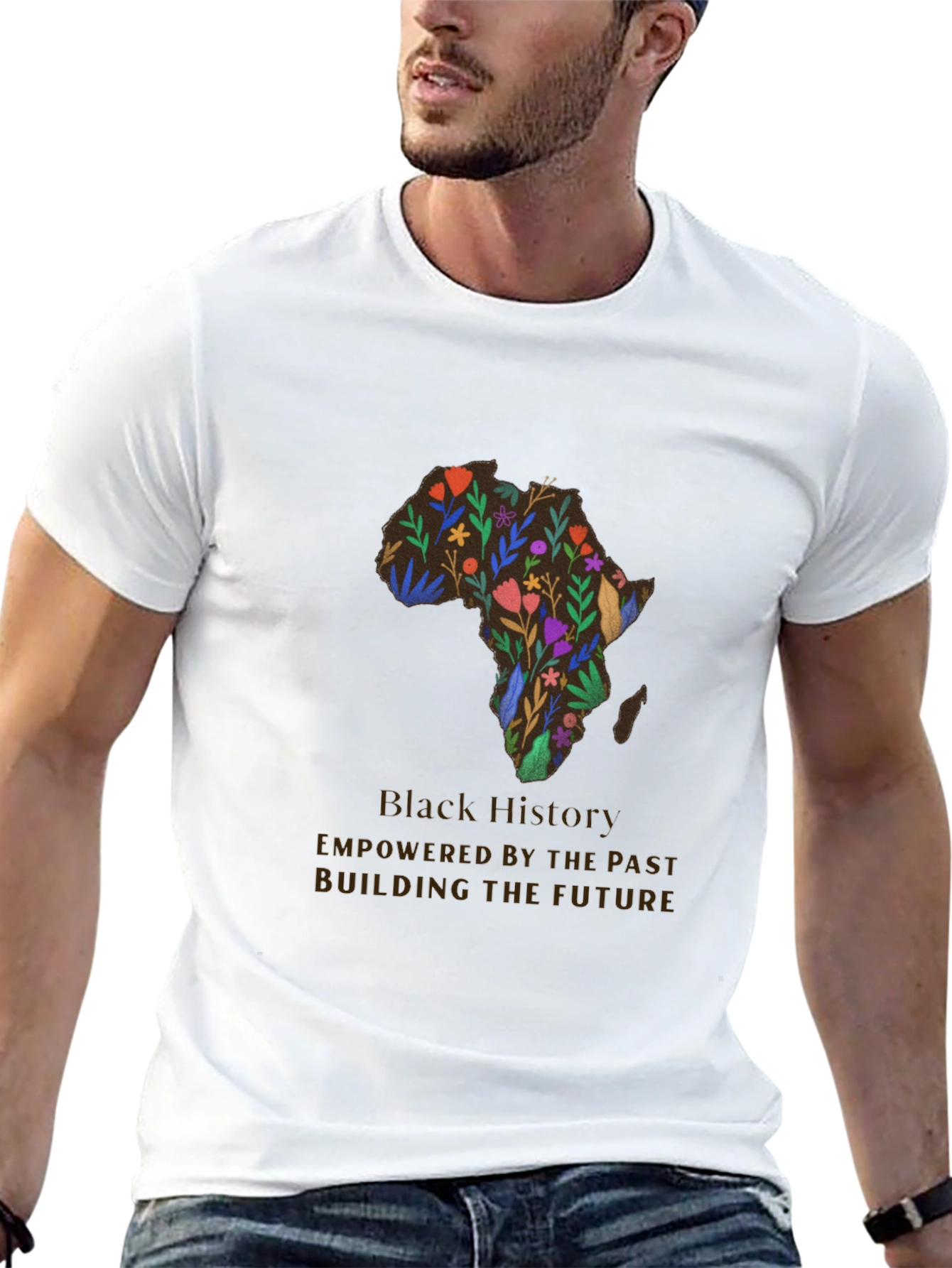 Black Black History Floral Africa T-Shirt view 13