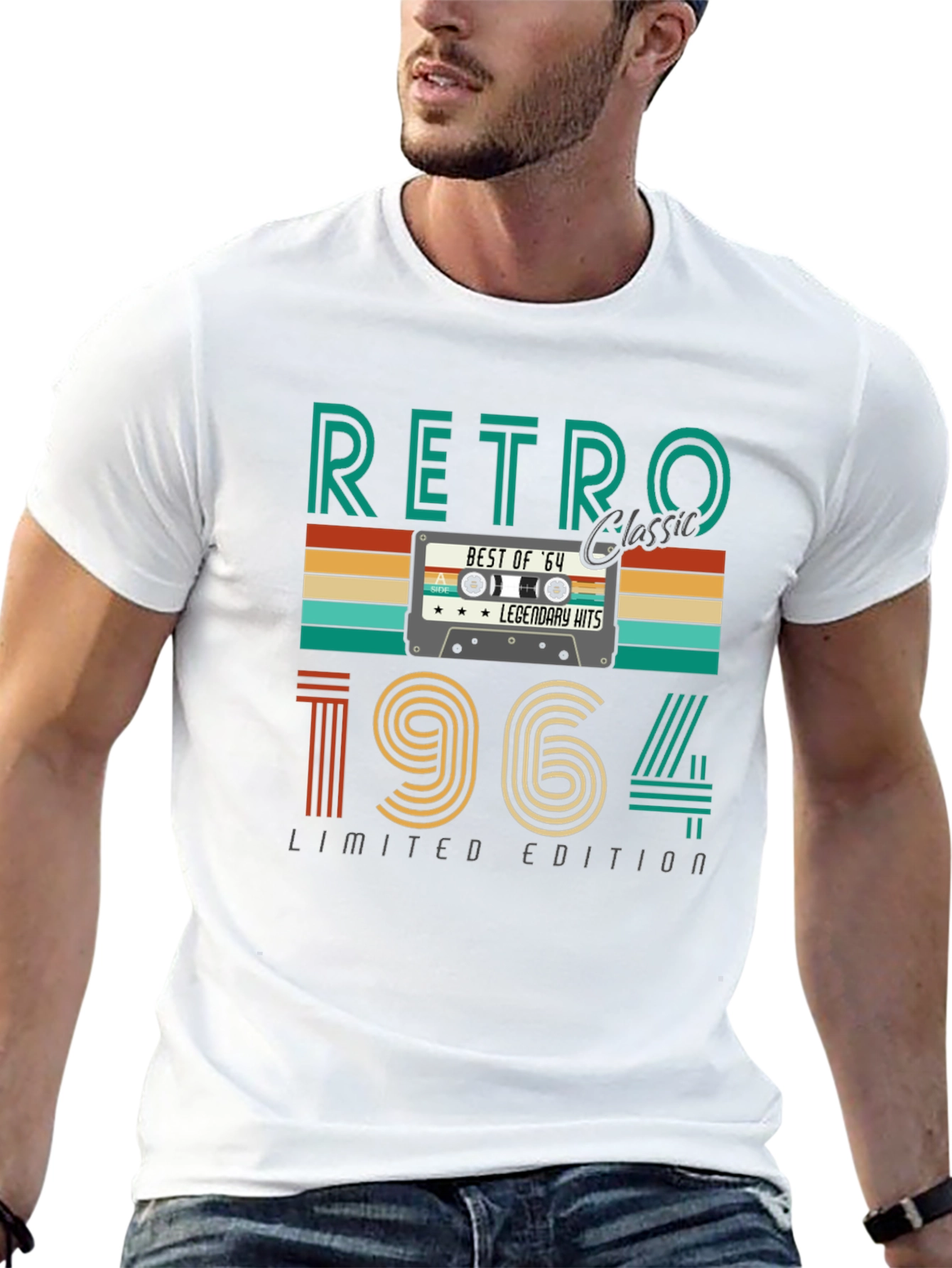 Black Retro 1964 Limited Edition Graphic Tee view 13