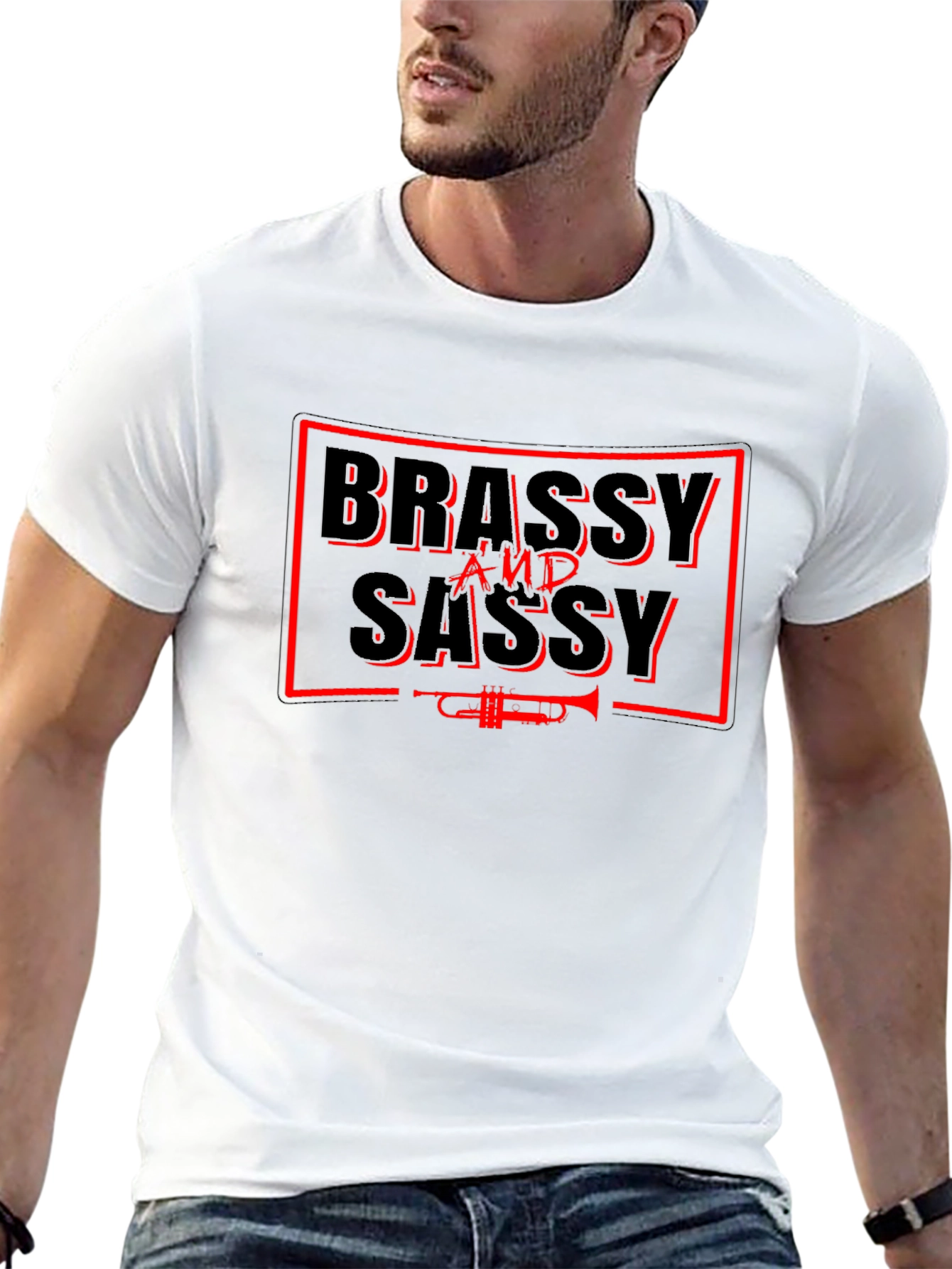 Black Brassy & Sassy Graphic Tee - Black T-Shirt view 13
