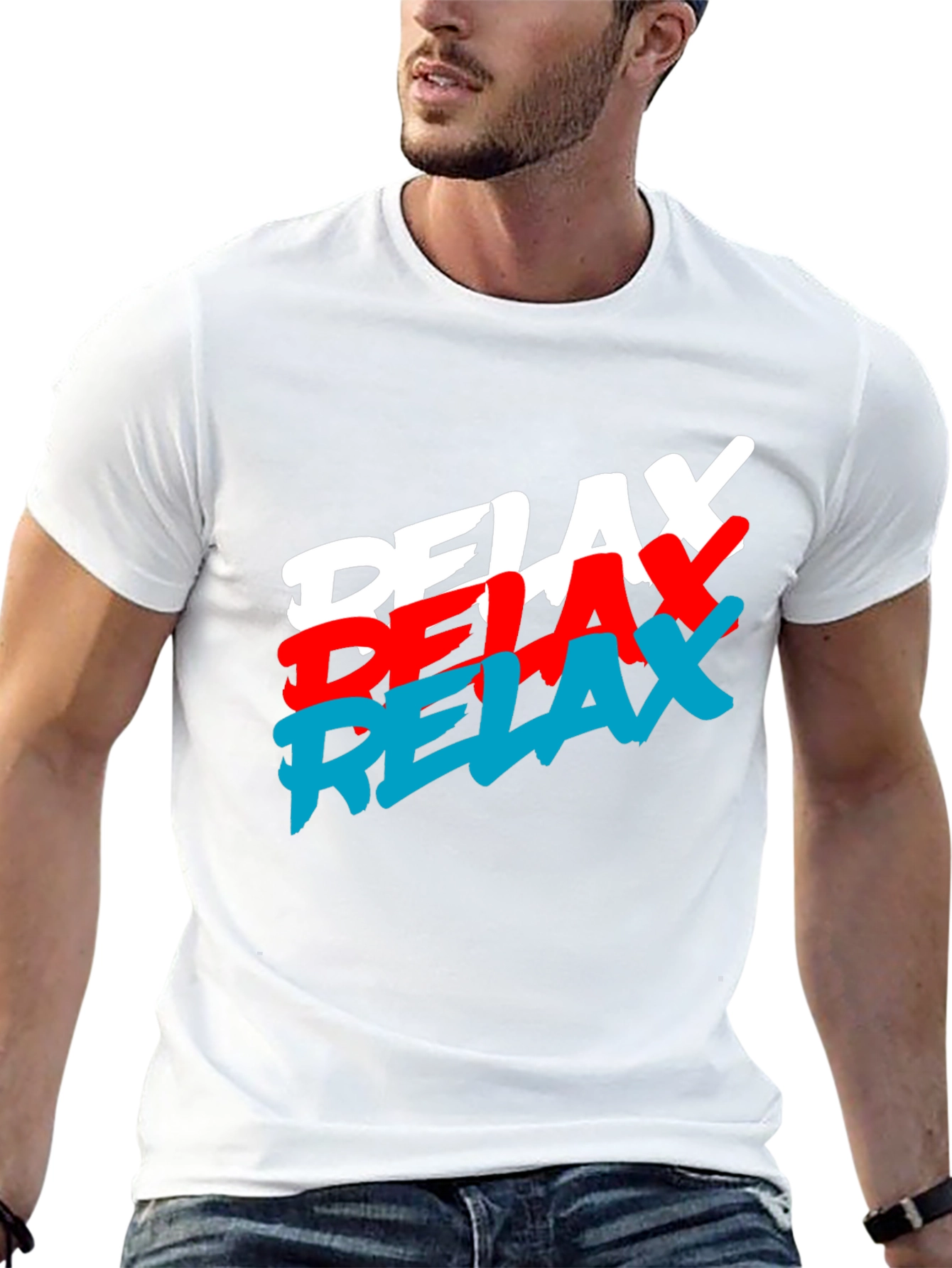Black Relax Graphic Tee - Casual Comfort view 13