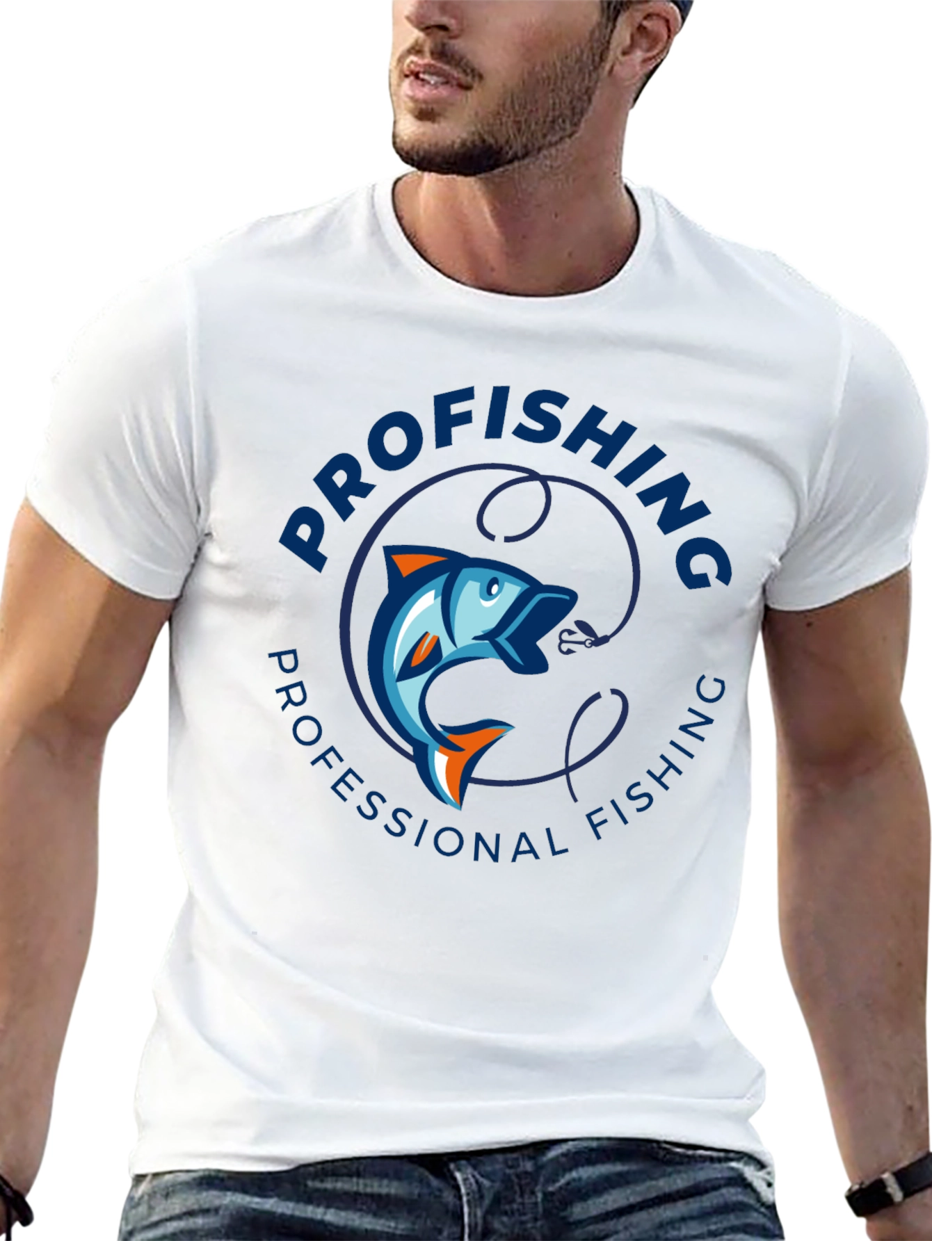Black ProFishing Graphic Tee - Black Fishing T-Shirt view 13