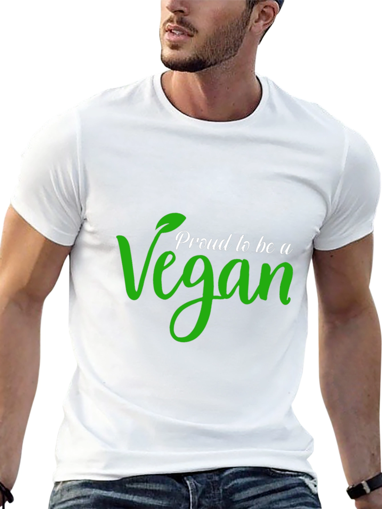 Black Proud Vegan Black T-Shirt view 13
