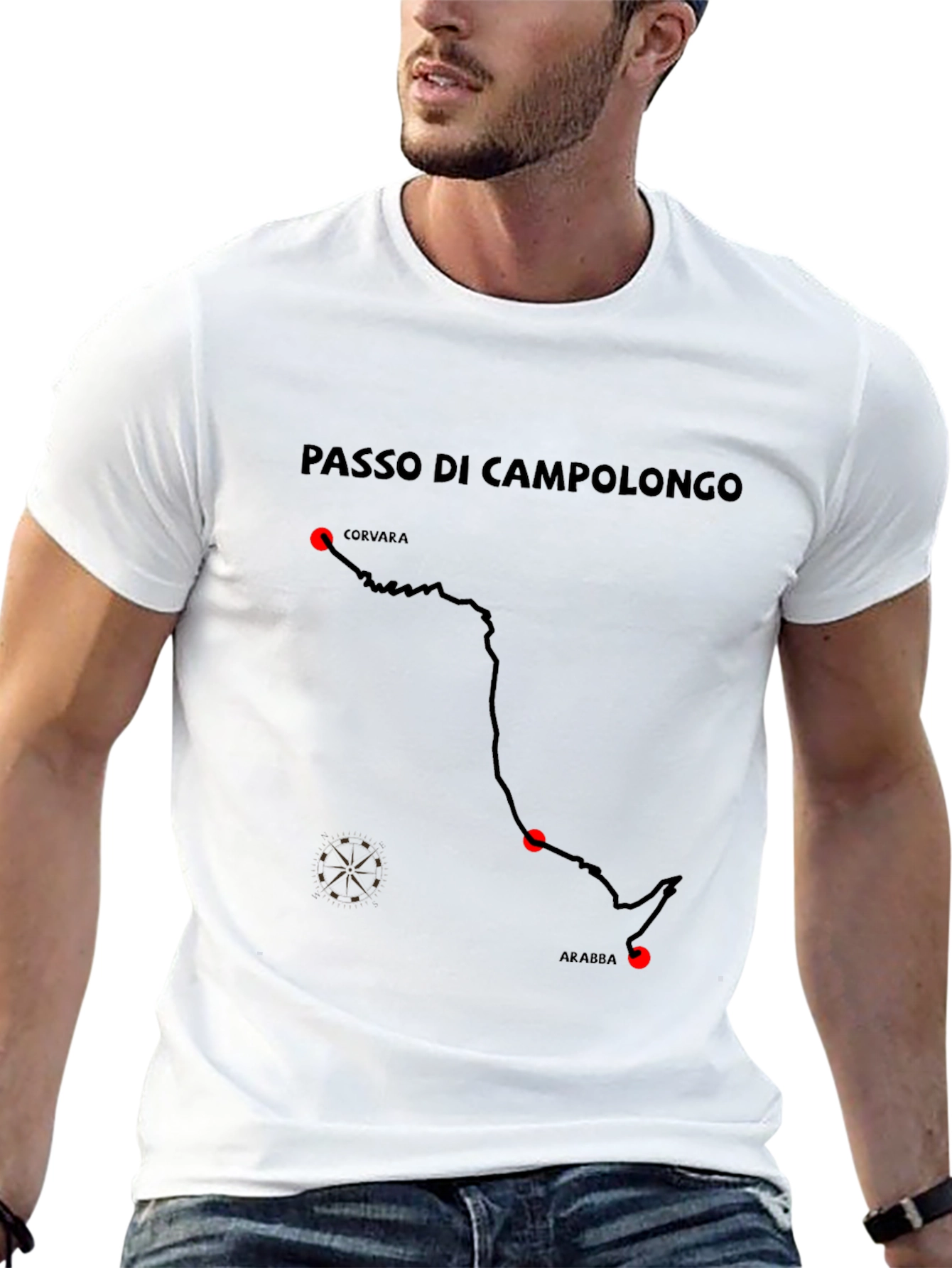Black Passo di Campolongo T-Shirt Black view 13