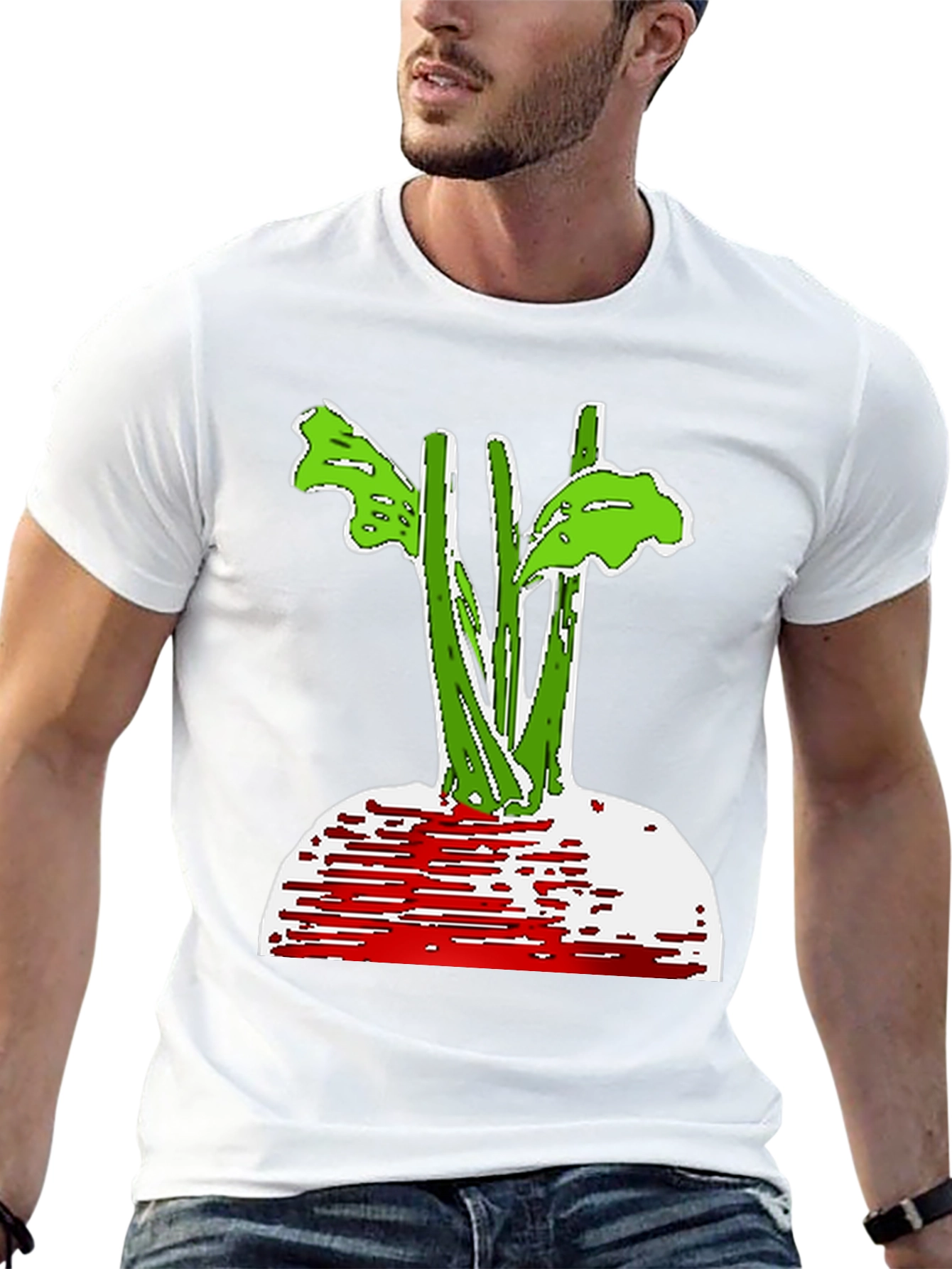 Black Beet Plant Graphic T-Shirt - Nature Lover Tee view 13