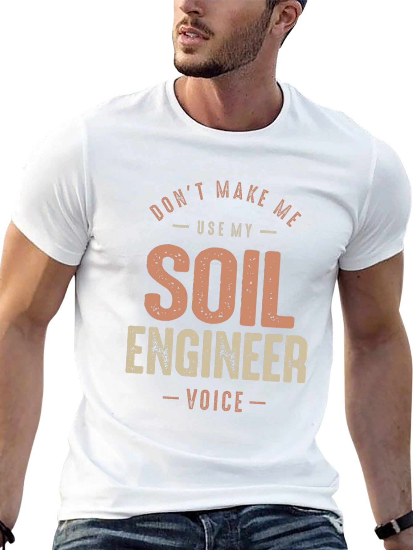 Black Soil Engineer Voice T-Shirt view 13
