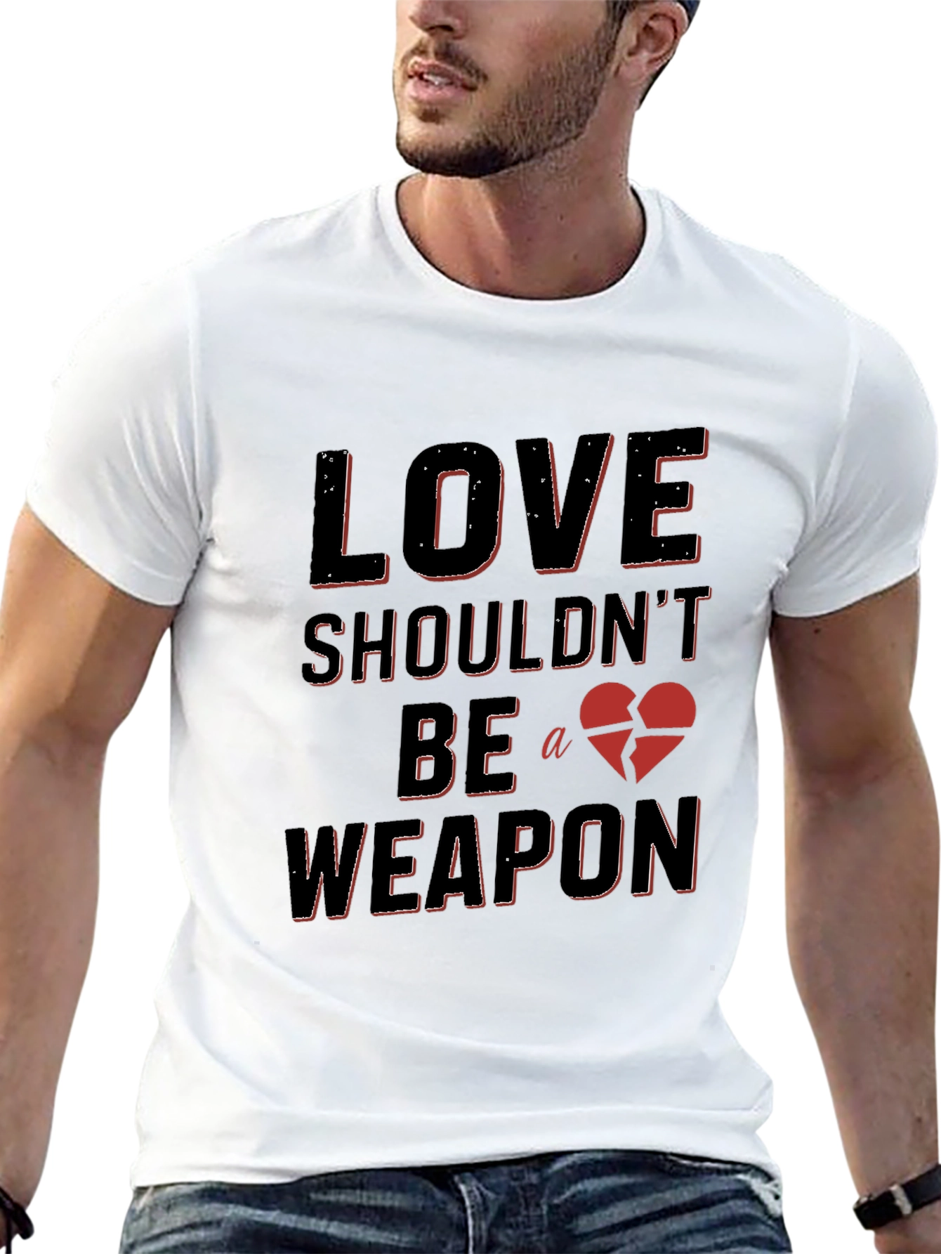 Black Love Shouldn't Be A Weapon Graphic Tee view 13