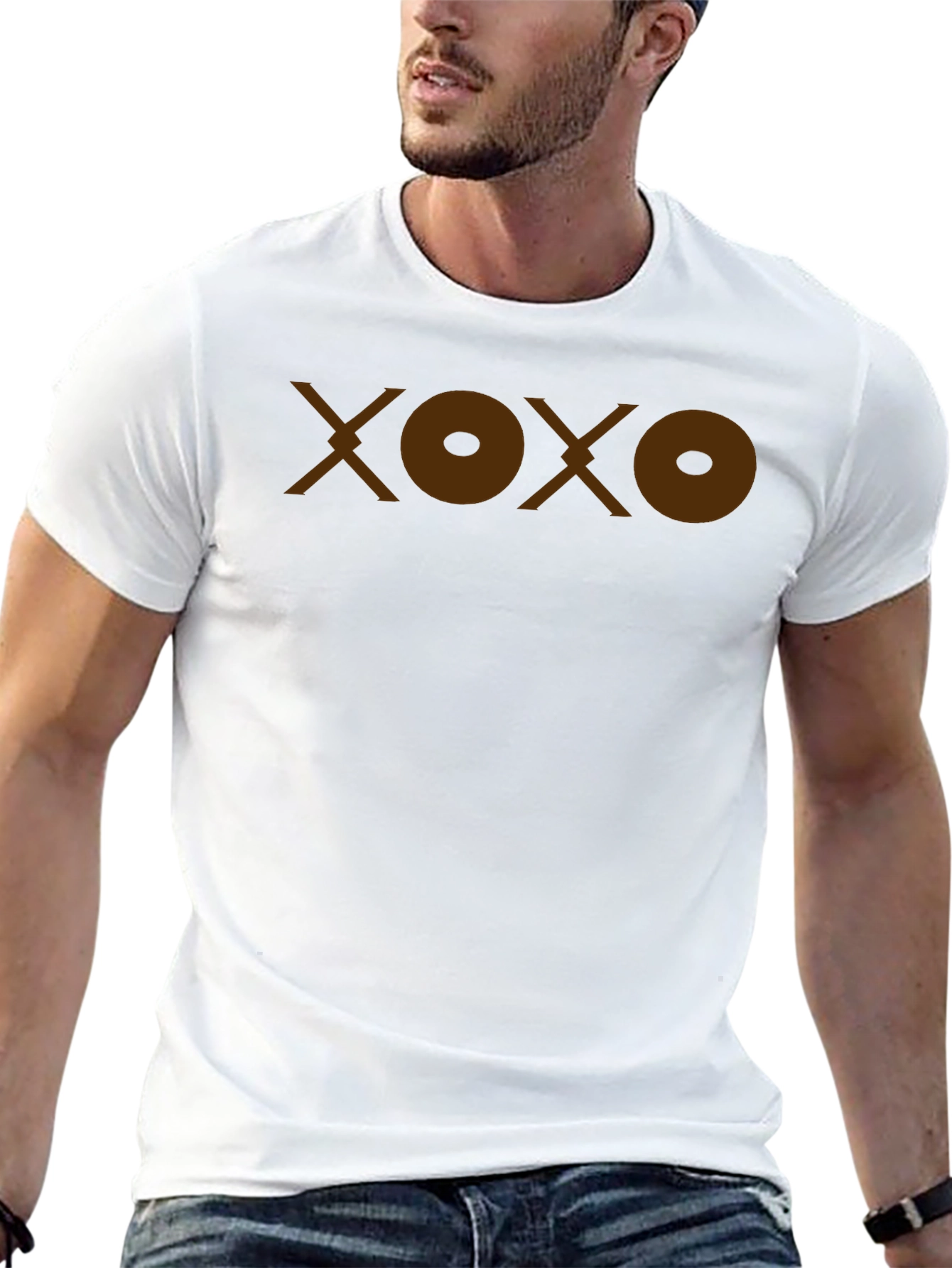 Black XOXO Graphic T-Shirt - Casual Black Tee view 13