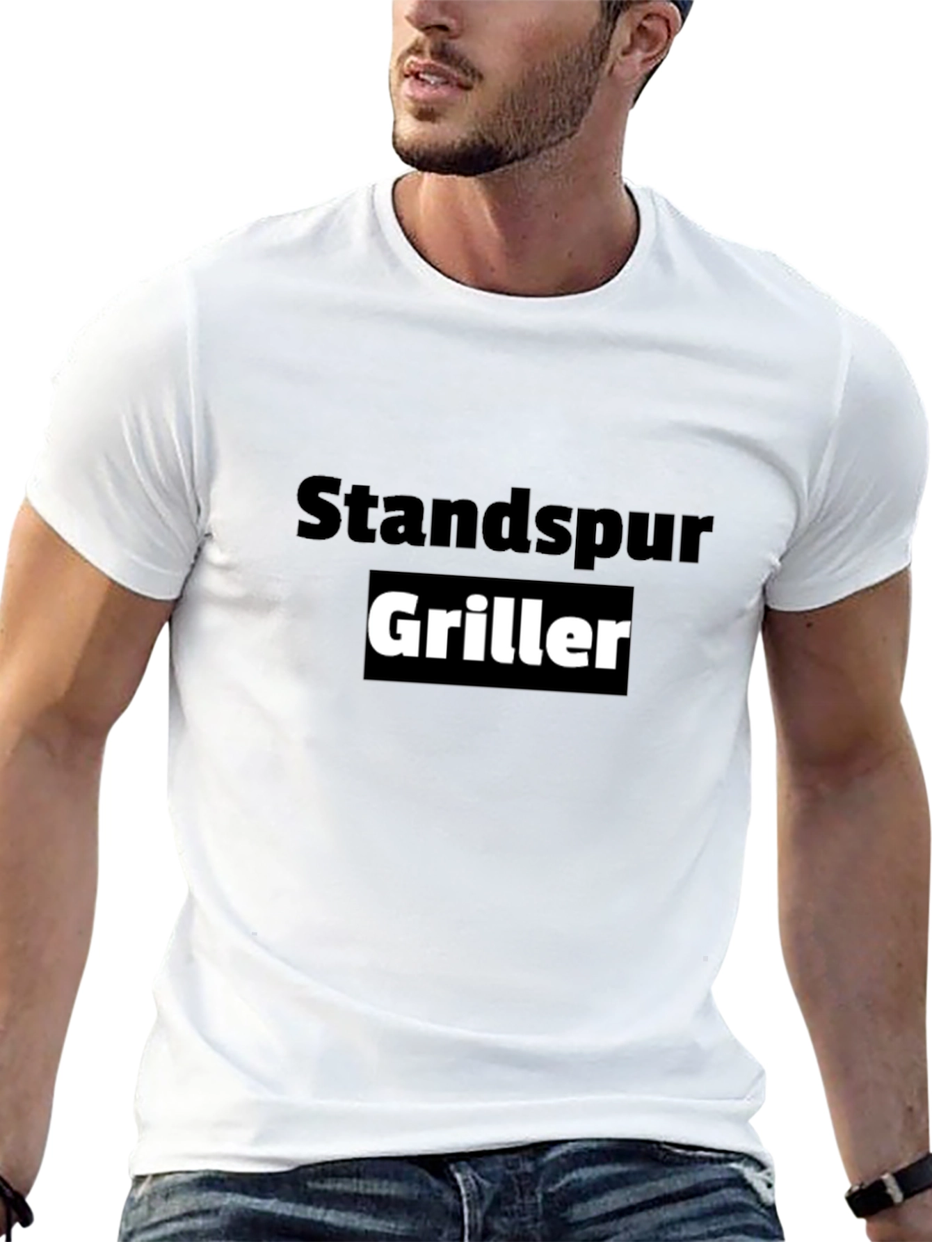 Black Standspur Griller Black T-Shirt view 13