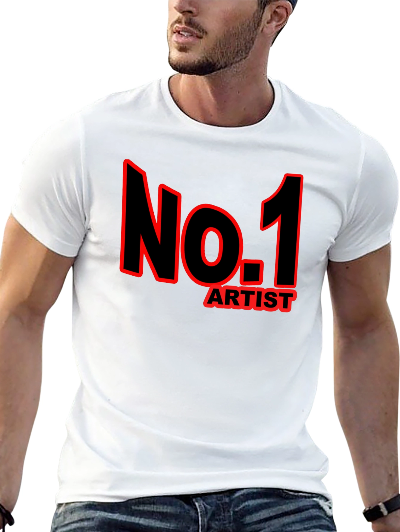 Black No. 1 Artist Graphic T-Shirt - Black view 13