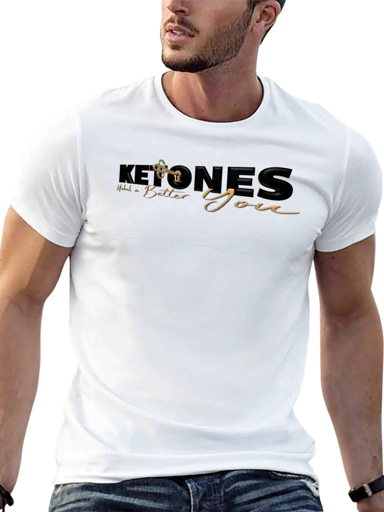 Black Keytones: Unlock a Better You - Stylish Graphic Tee view 13