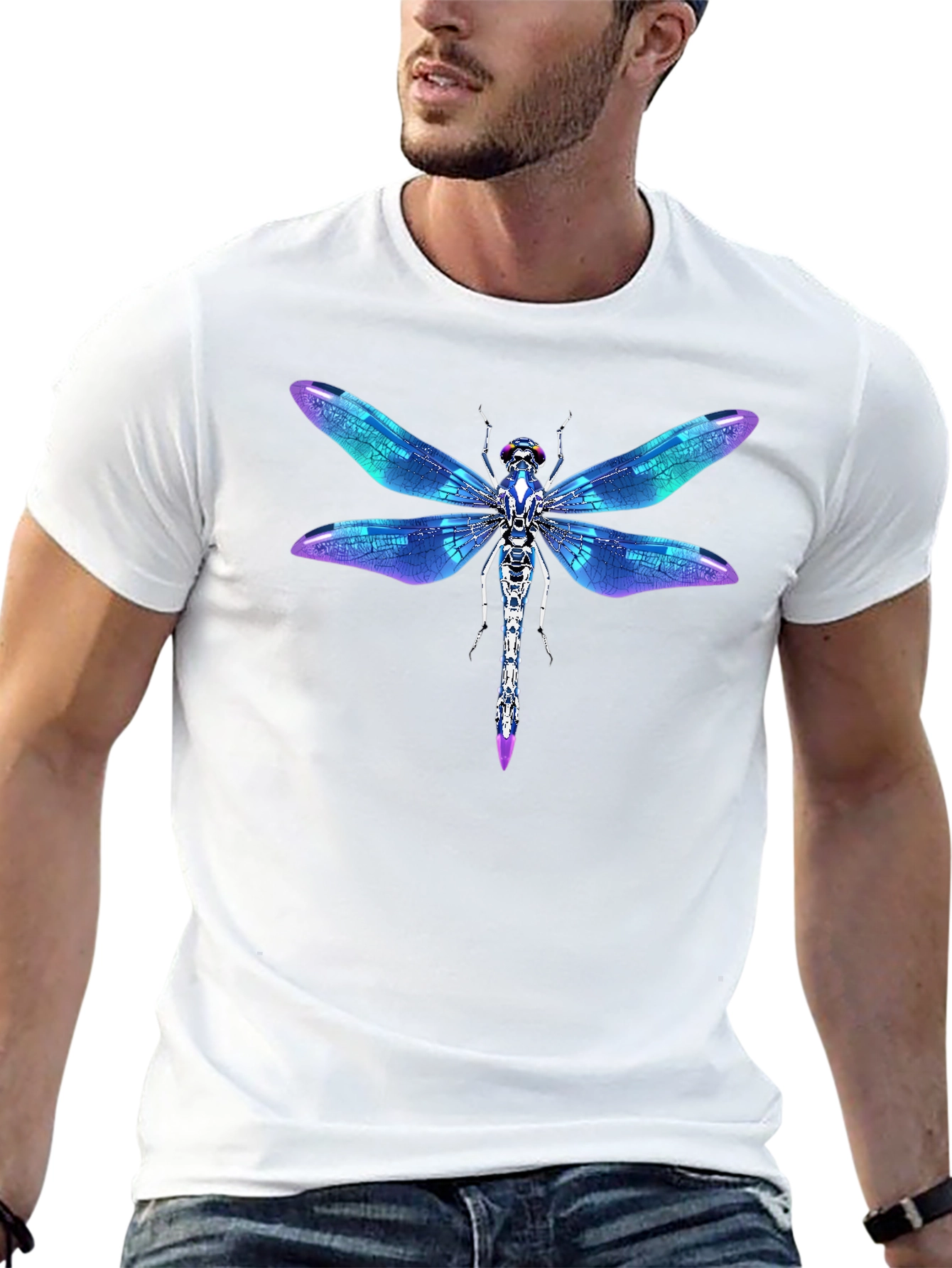 Black Dragonfly Graphic Tee view 13