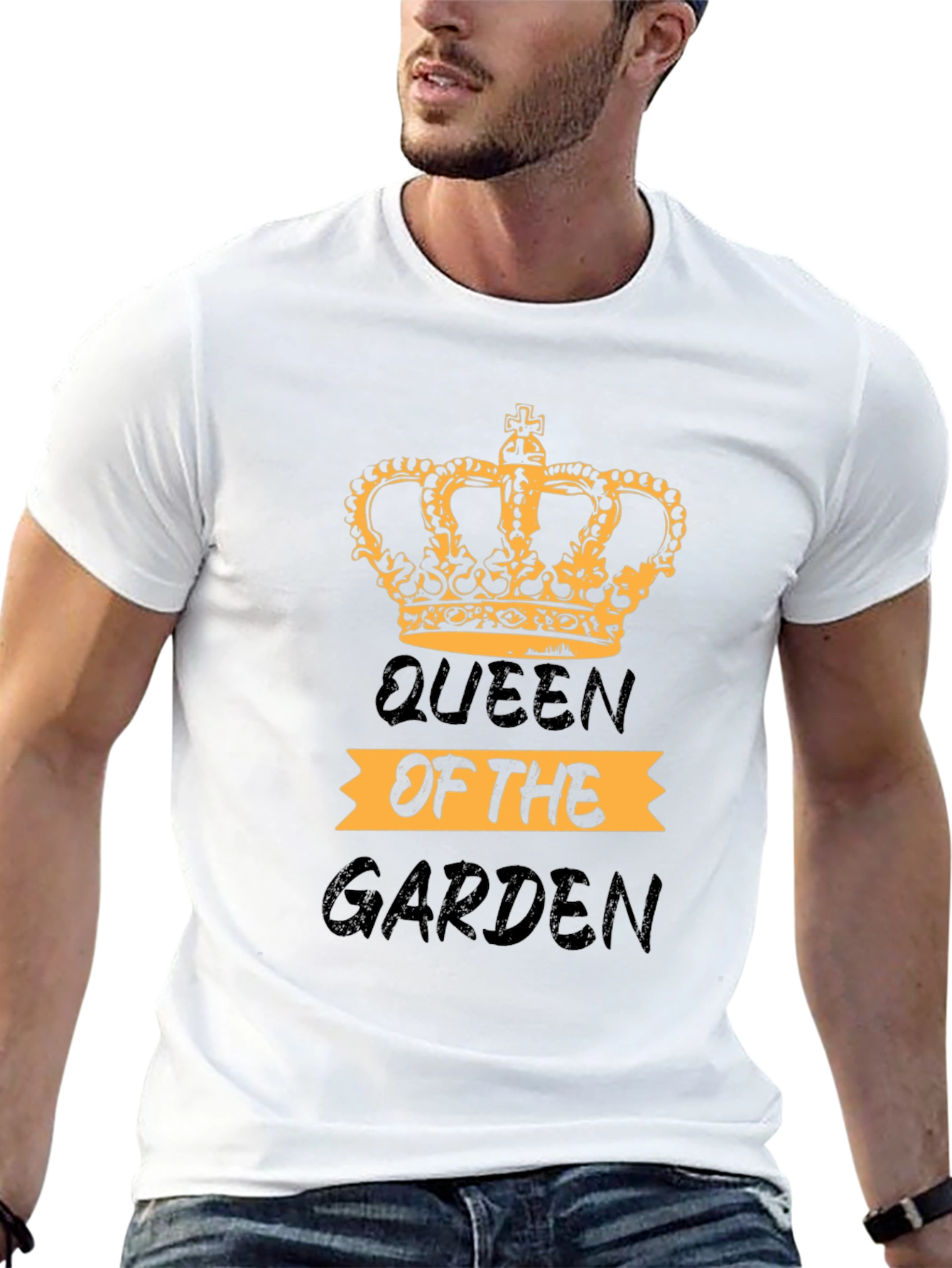 Black Queen of the Garden Graphic Tee view 13