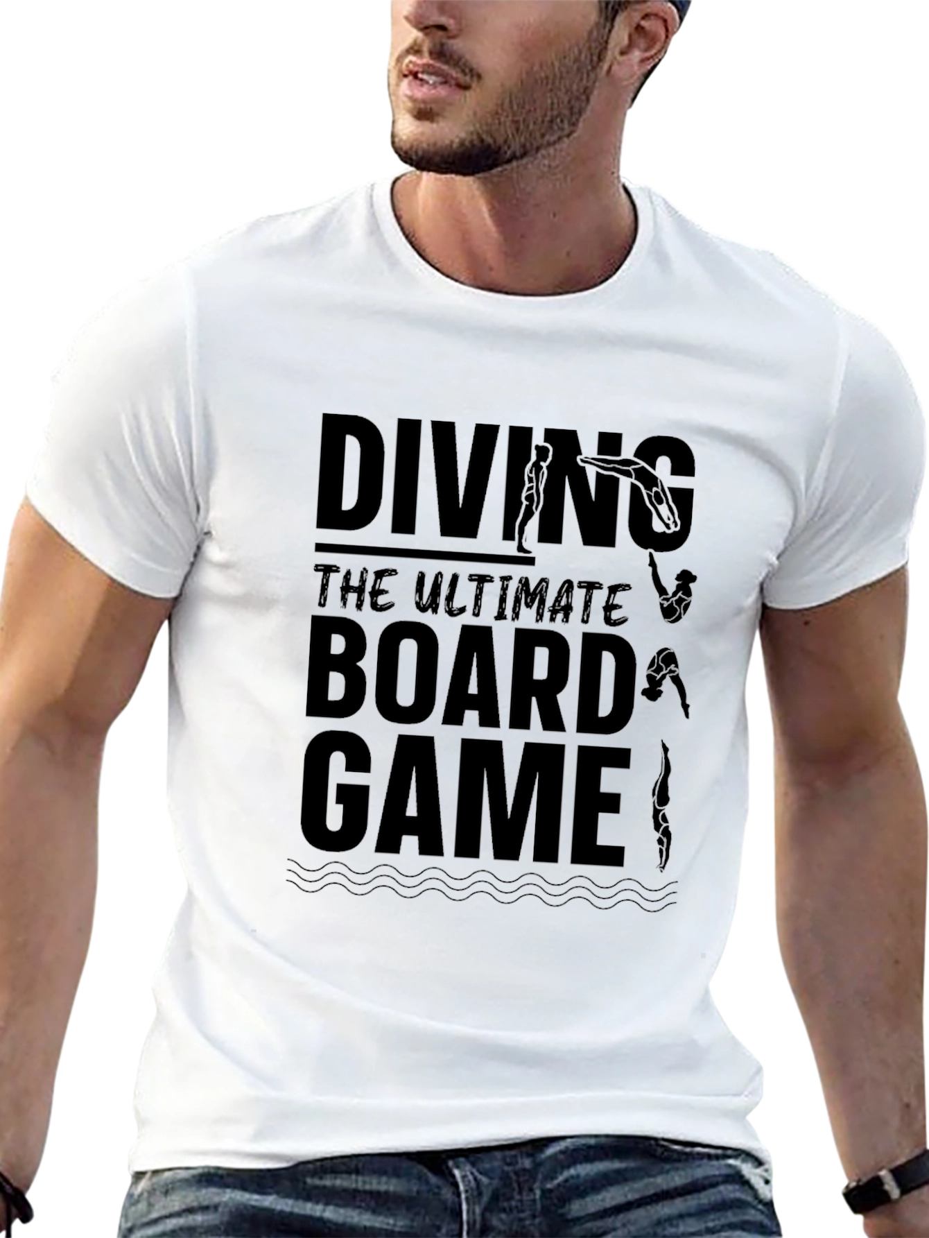 Black Diving: The Ultimate Board Game T-Shirt view 13