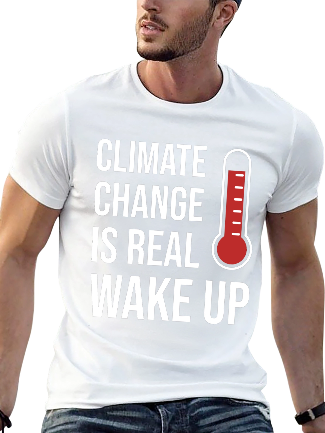 Black Climate Change Awareness T-Shirt view 13