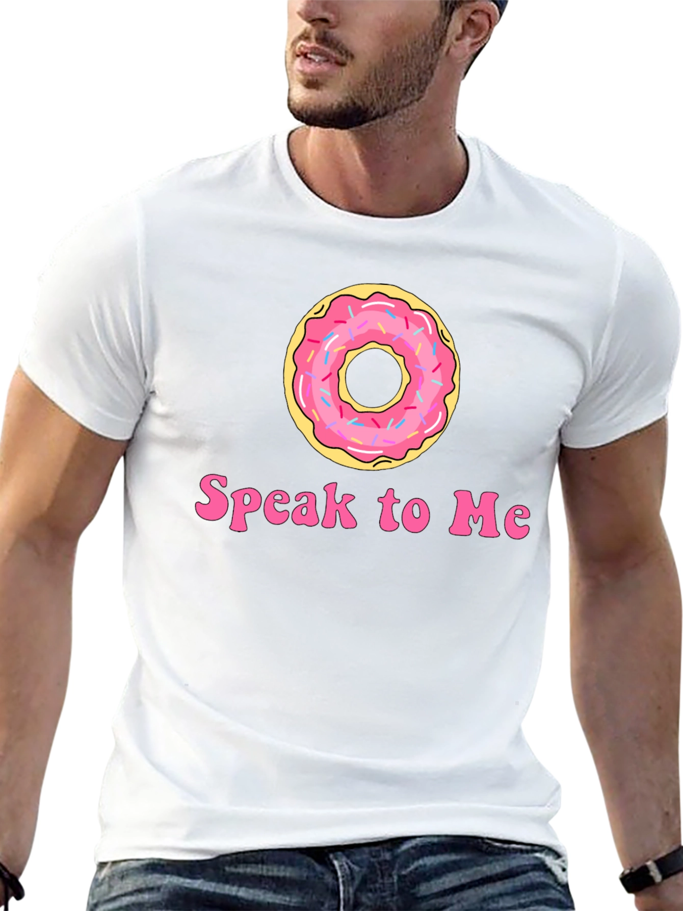 Black Donut Speak To Me Black T-Shirt view 13