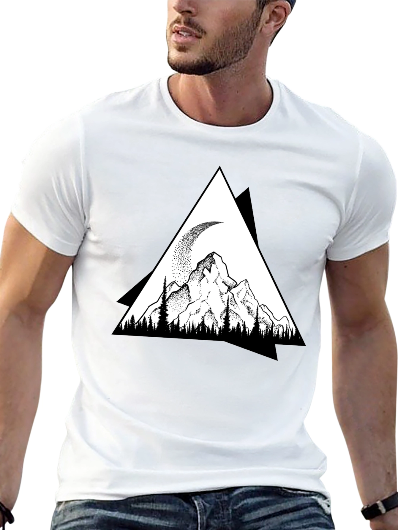 Black Mountain Moon Graphic Tee view 13