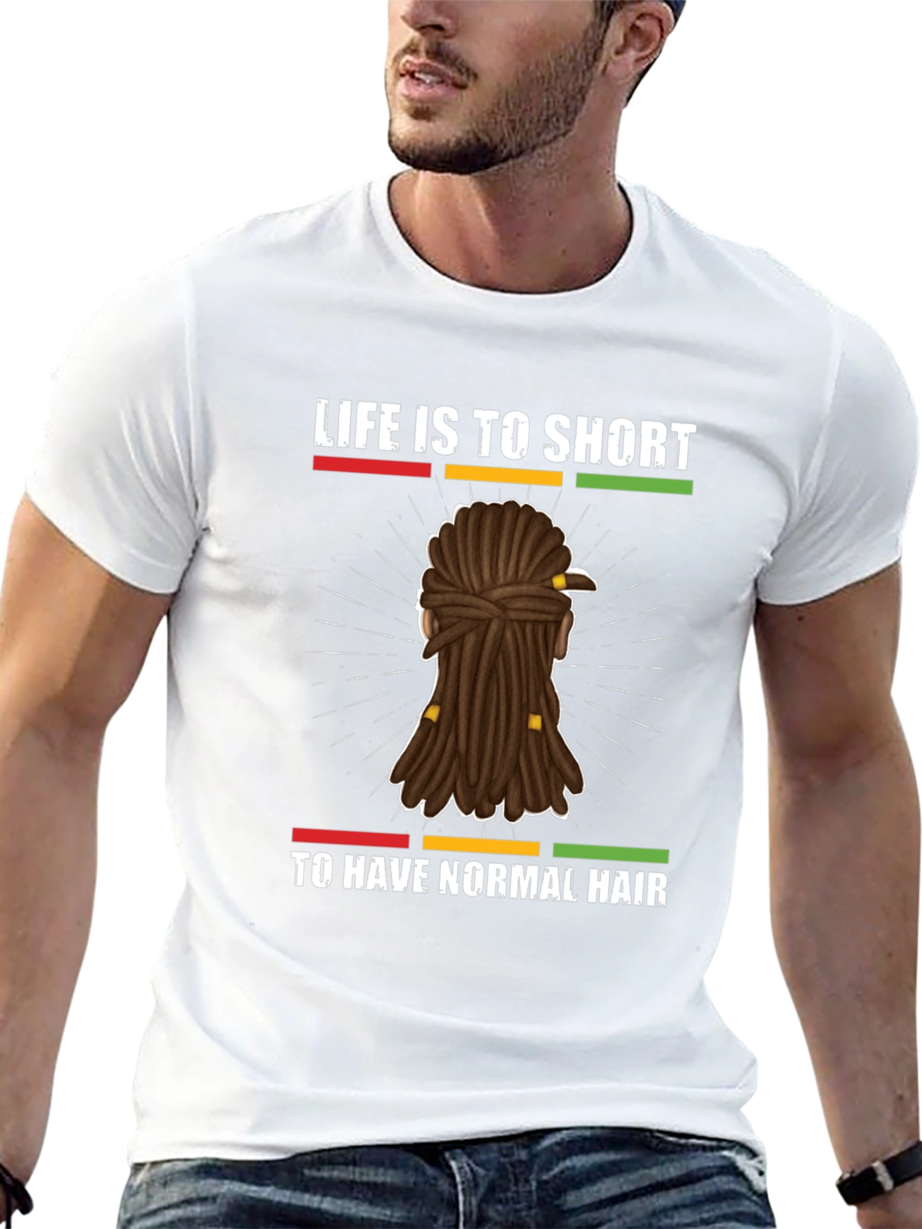 Black Life is Too Short to Have Normal Hair Graphic Tee view 13