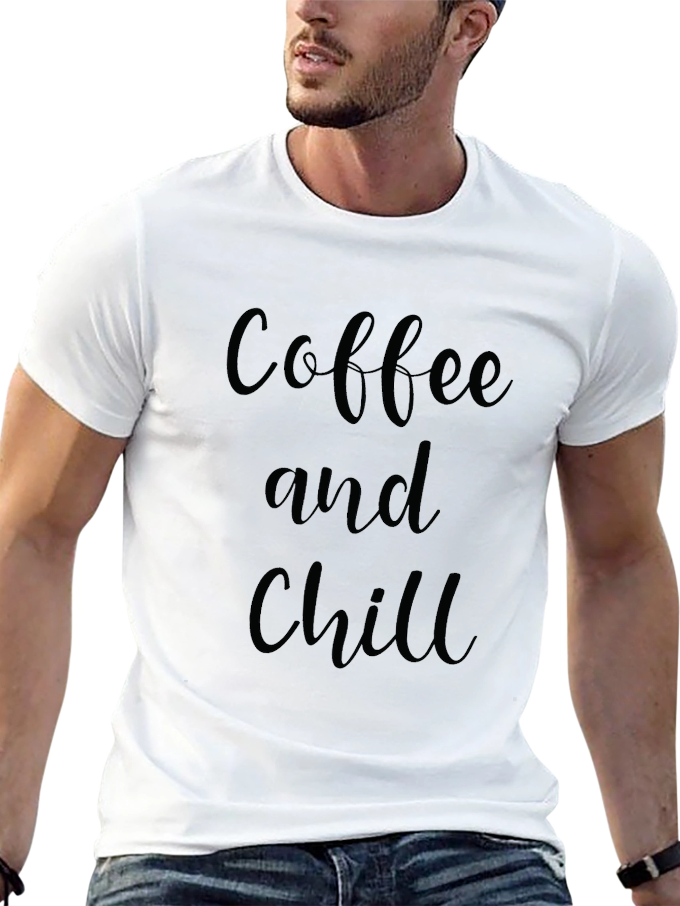 Black Coffee and Chill Graphic T-Shirt view 13