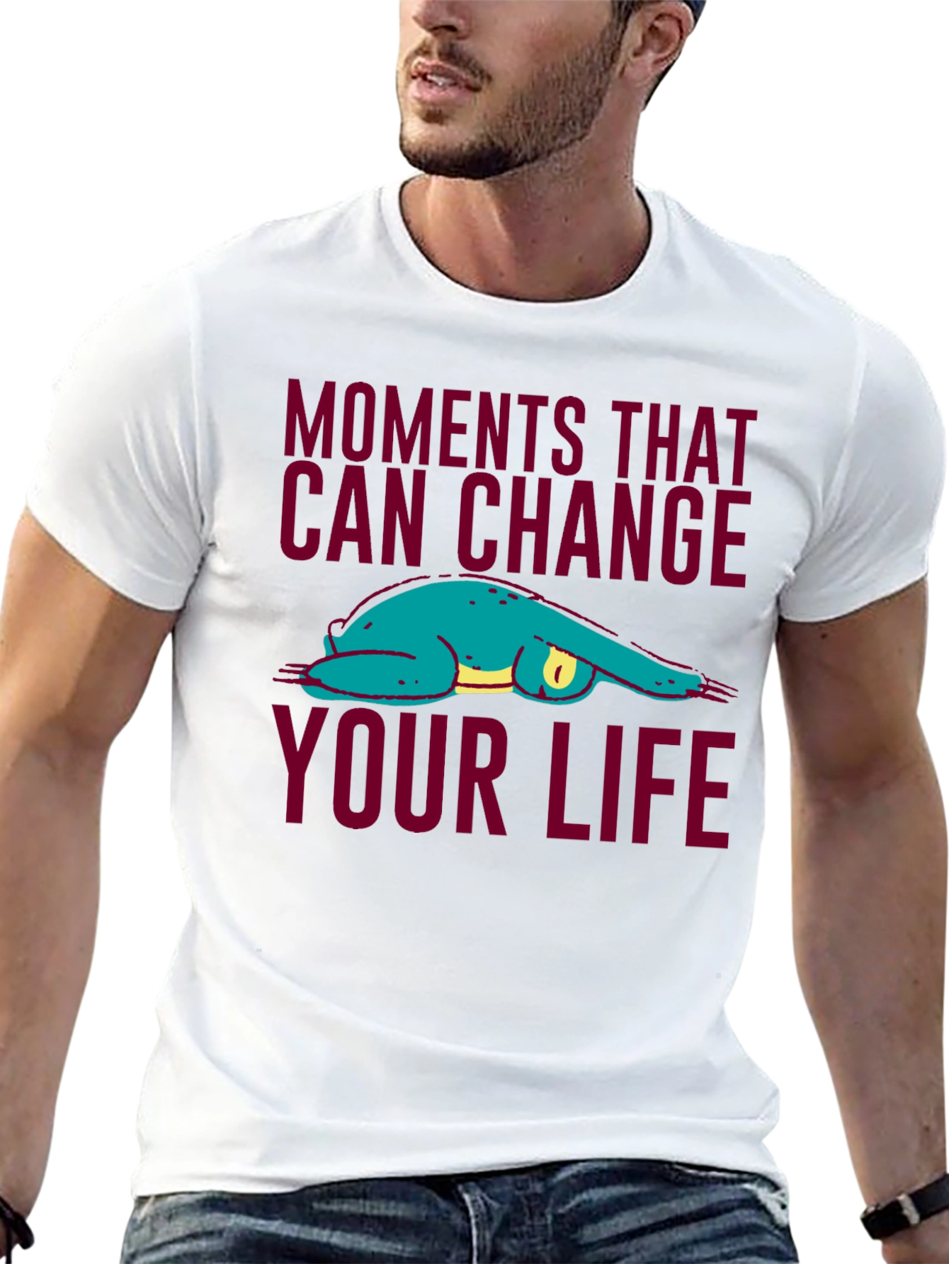 Black Moments That Can Change Your Life Sloth T-Shirt view 13