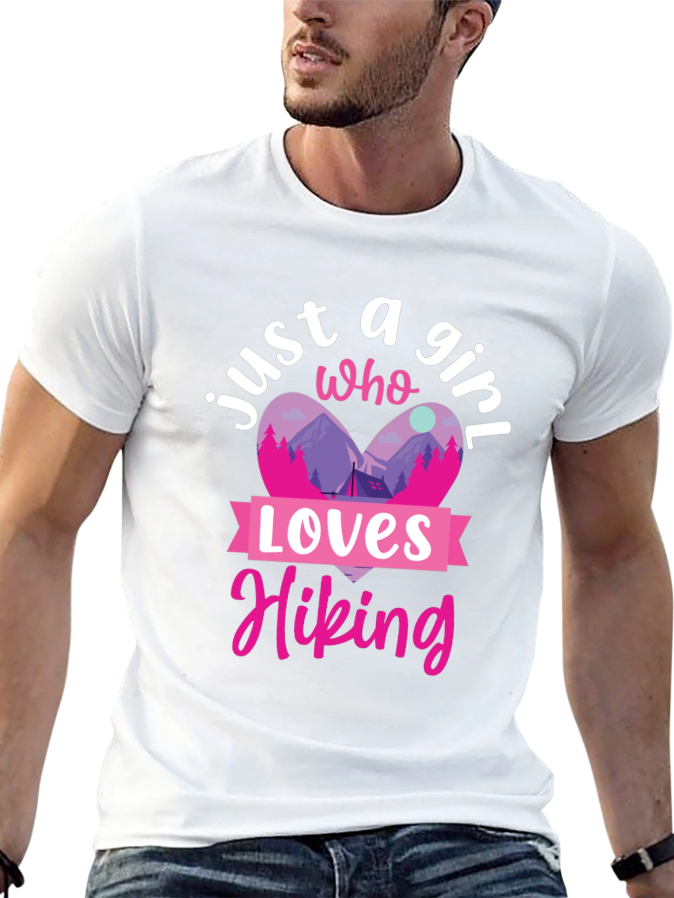 Black Hiking Lover T-Shirt view 13