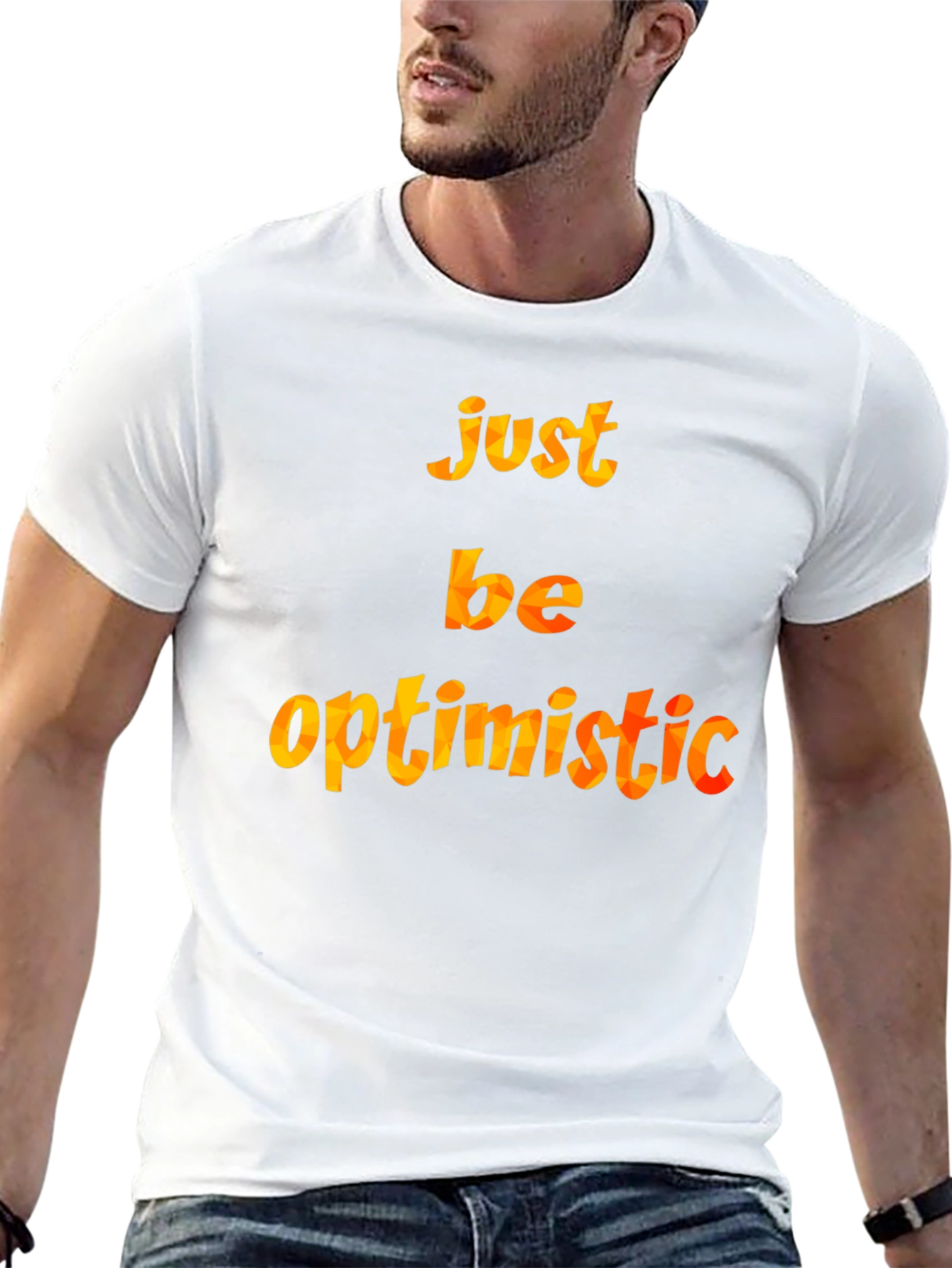 Black Optimistic Graphic T-Shirt view 13