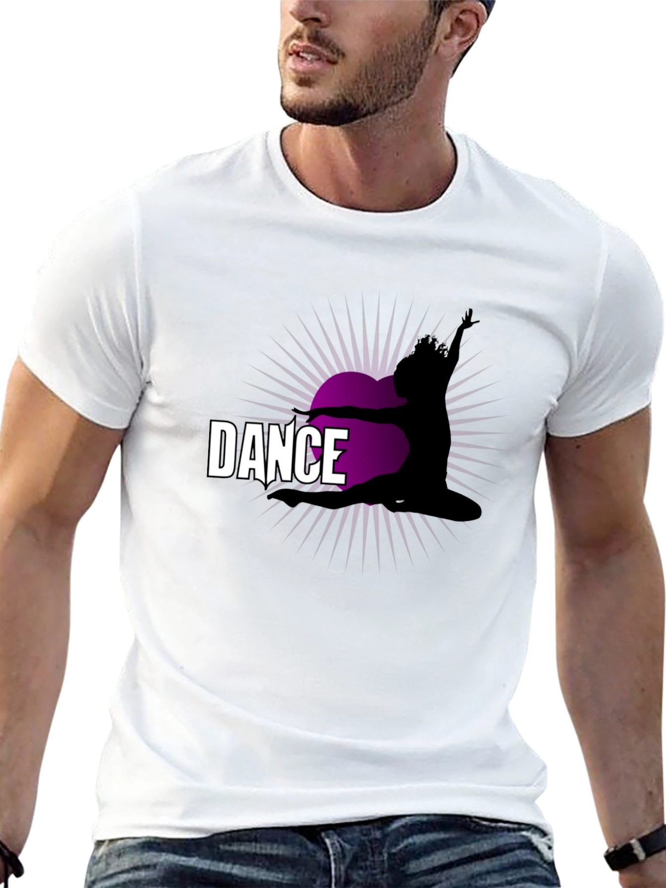 Black Dance Silhouette T-Shirt view 13