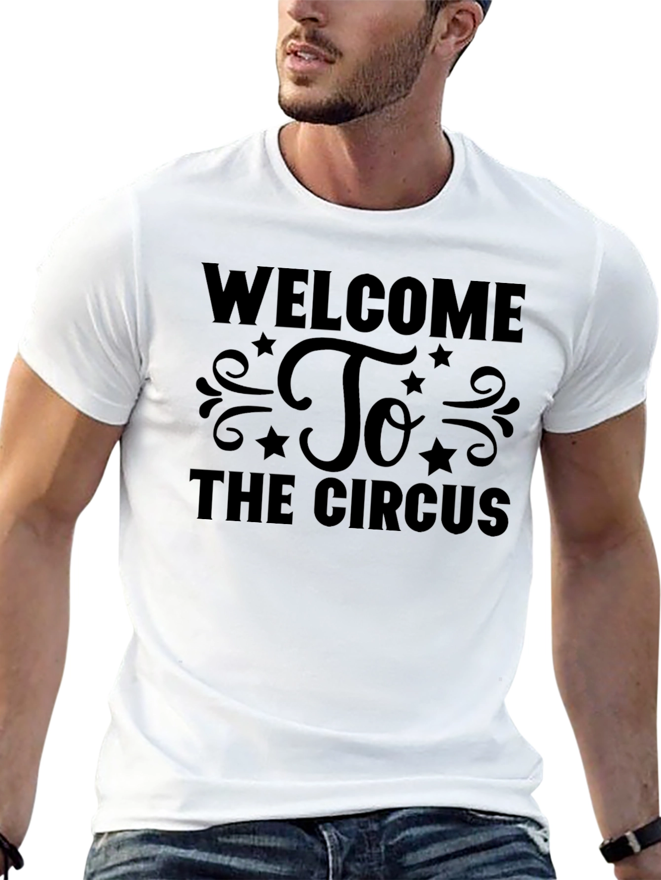 Black Welcome to the Circus Graphic T-Shirt view 13