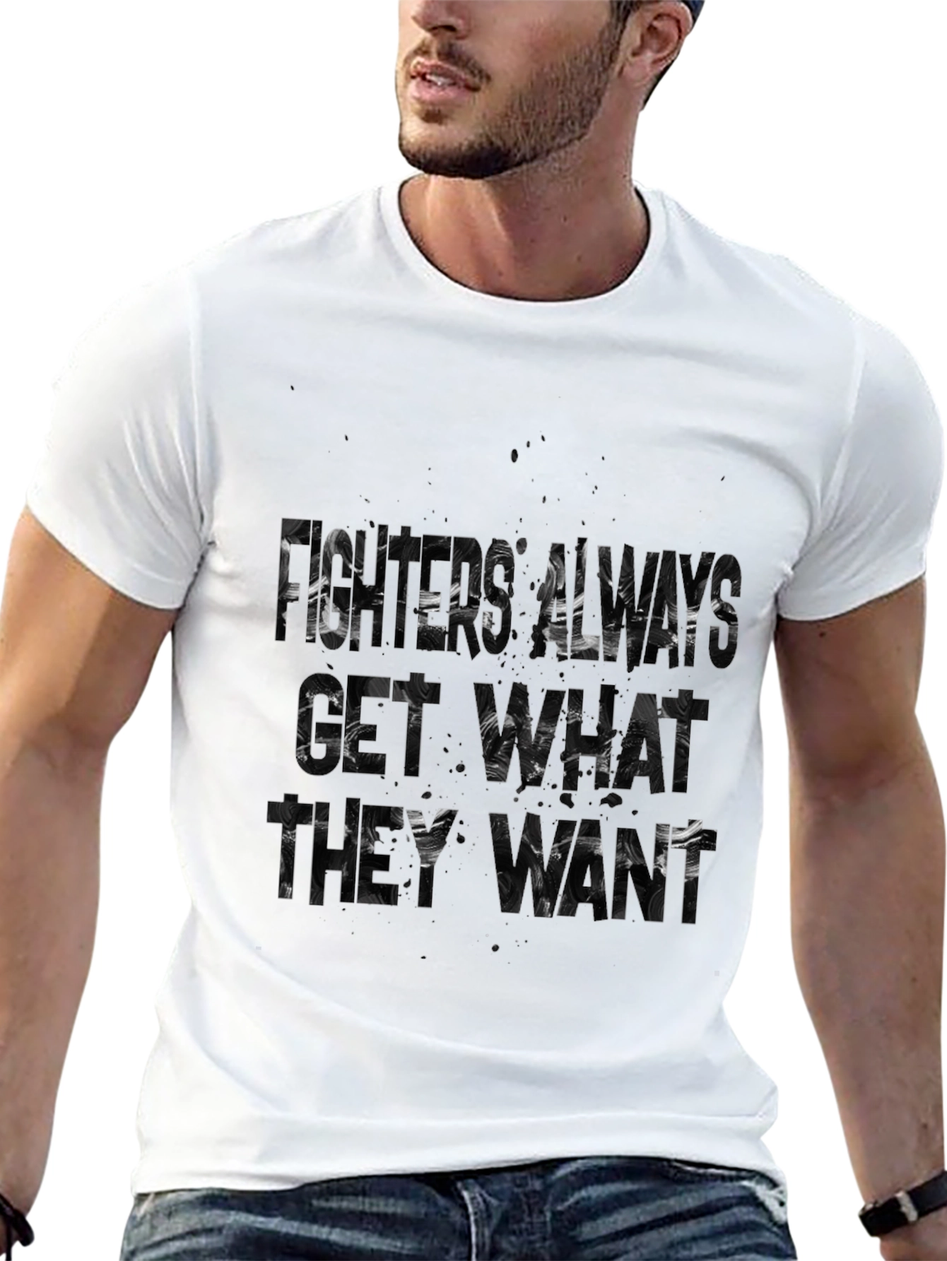 Black Fisher Always Get What They Want Black T-Shirt view 13