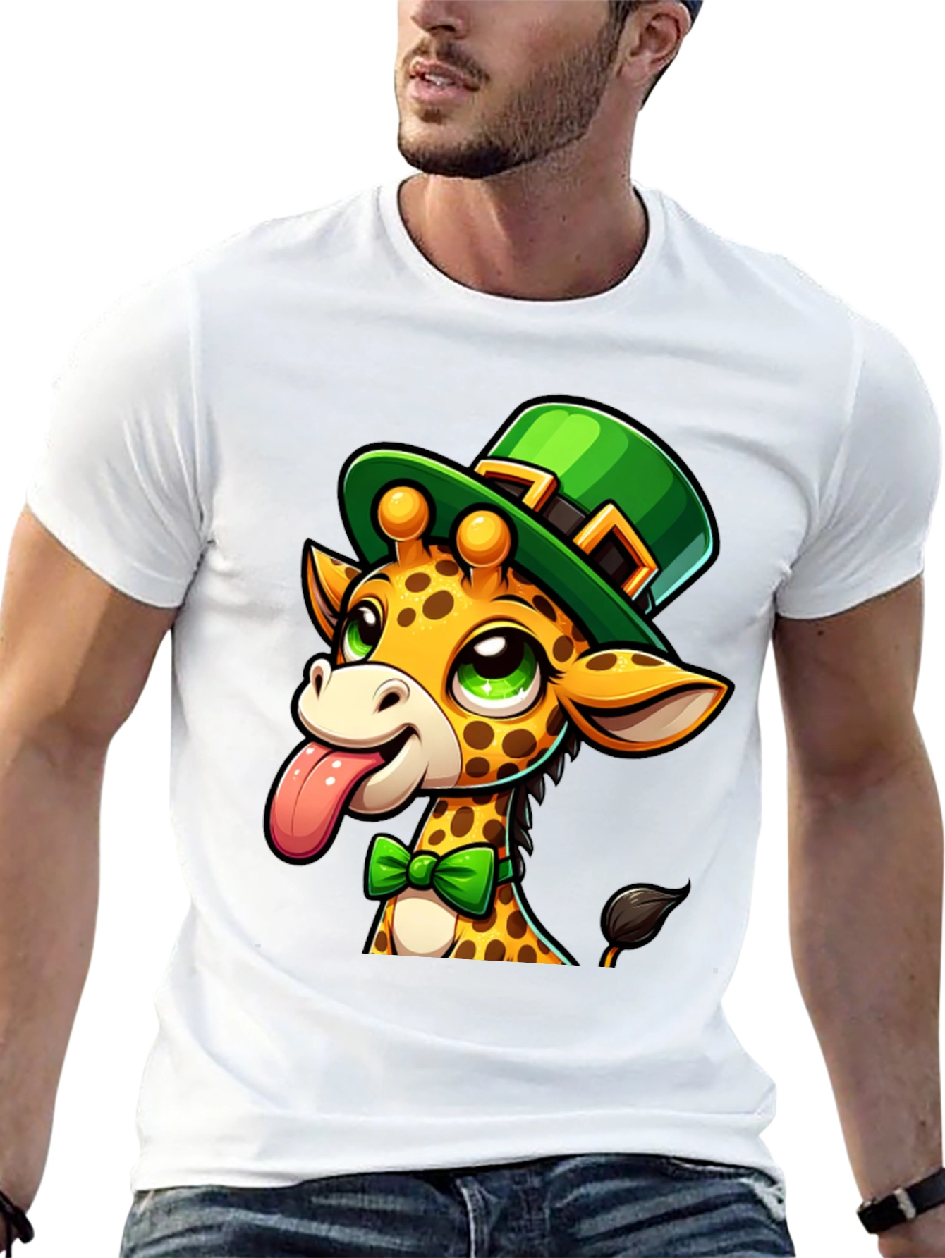 St. Patrick's Day Giraffe T-Shirt - 13
