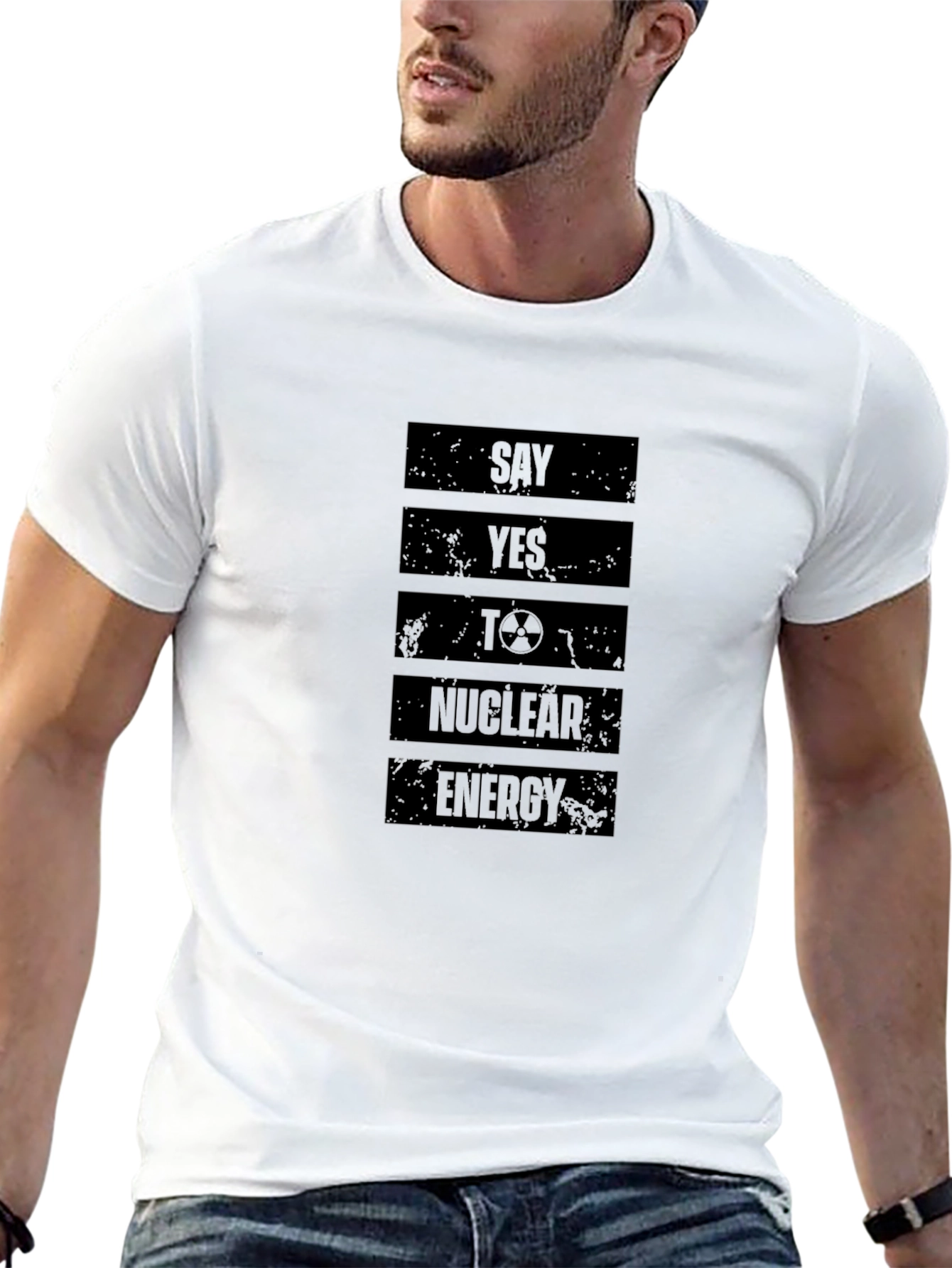 Black Say Yes To Nuclear Energy T-Shirt view 13