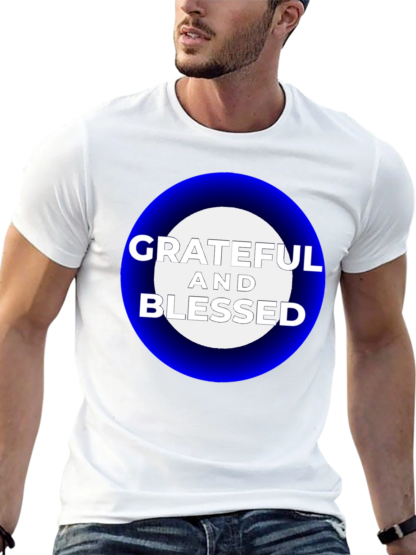 Black Grateful & Blessed Graphic T-Shirt - Stylish Comfort view 13