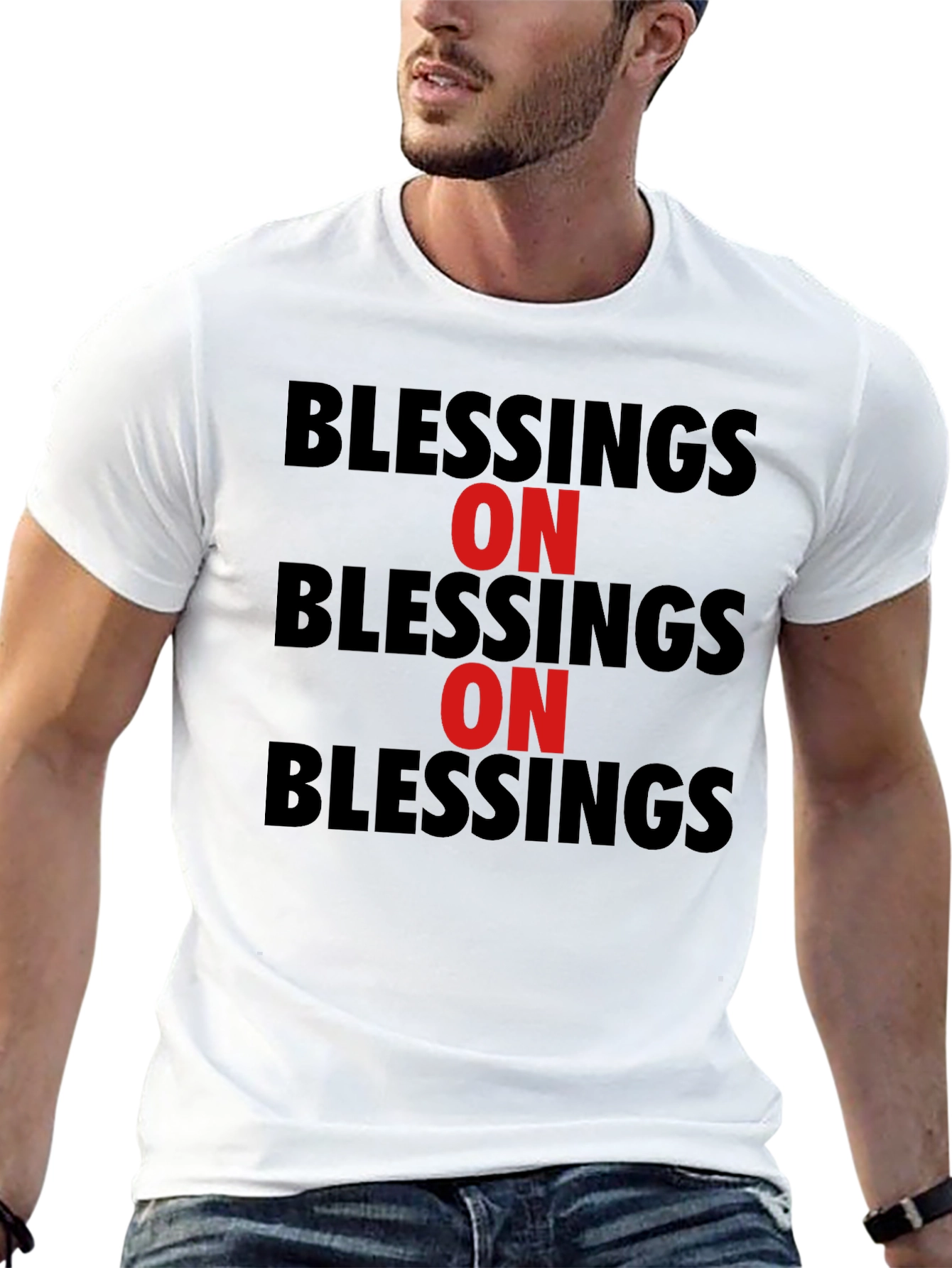 Black Blessings On T-Shirt view 13
