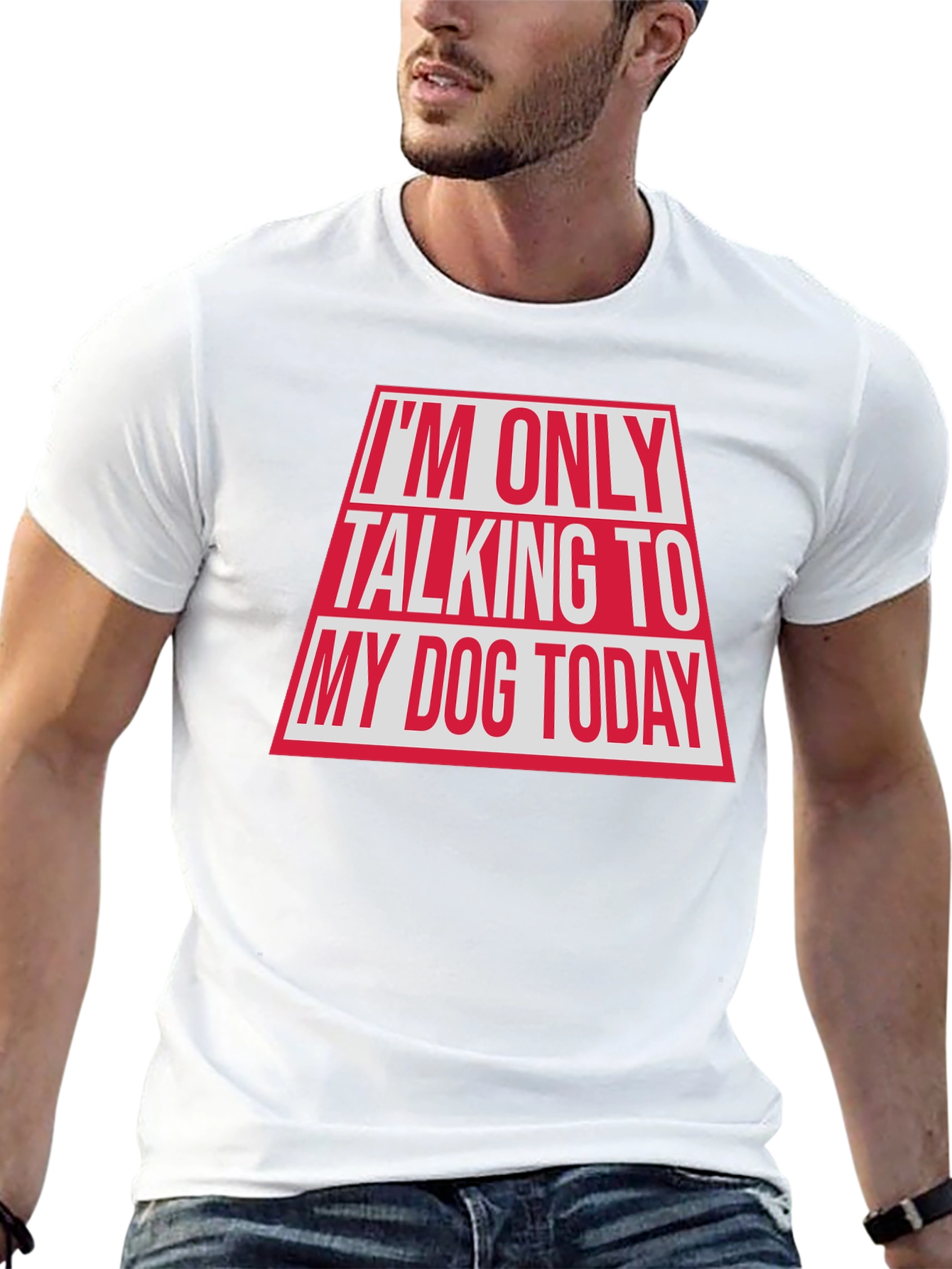 Black Dog Lover Graphic Tee - "Talking to My Dog Today" view 13